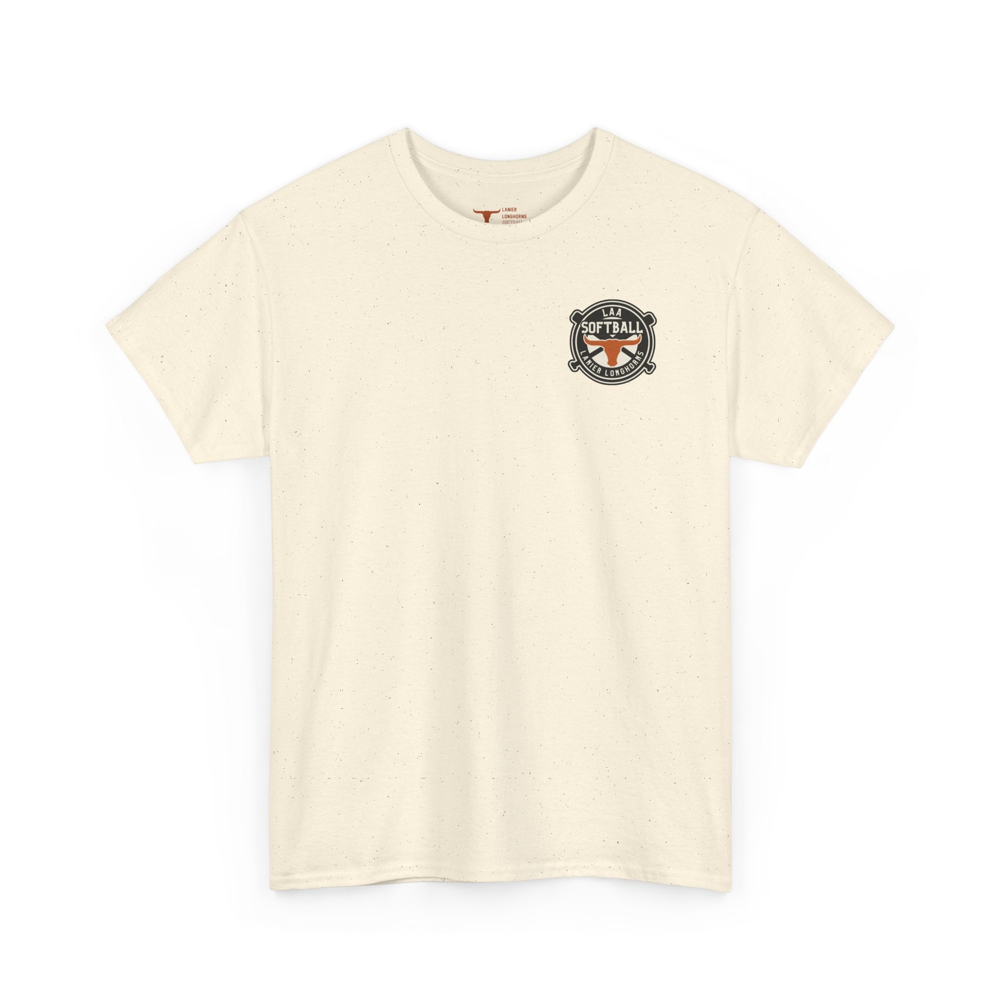 LAA Softball Lanier Longhorns Heavy Cotton Tee | LAA T-Shirt