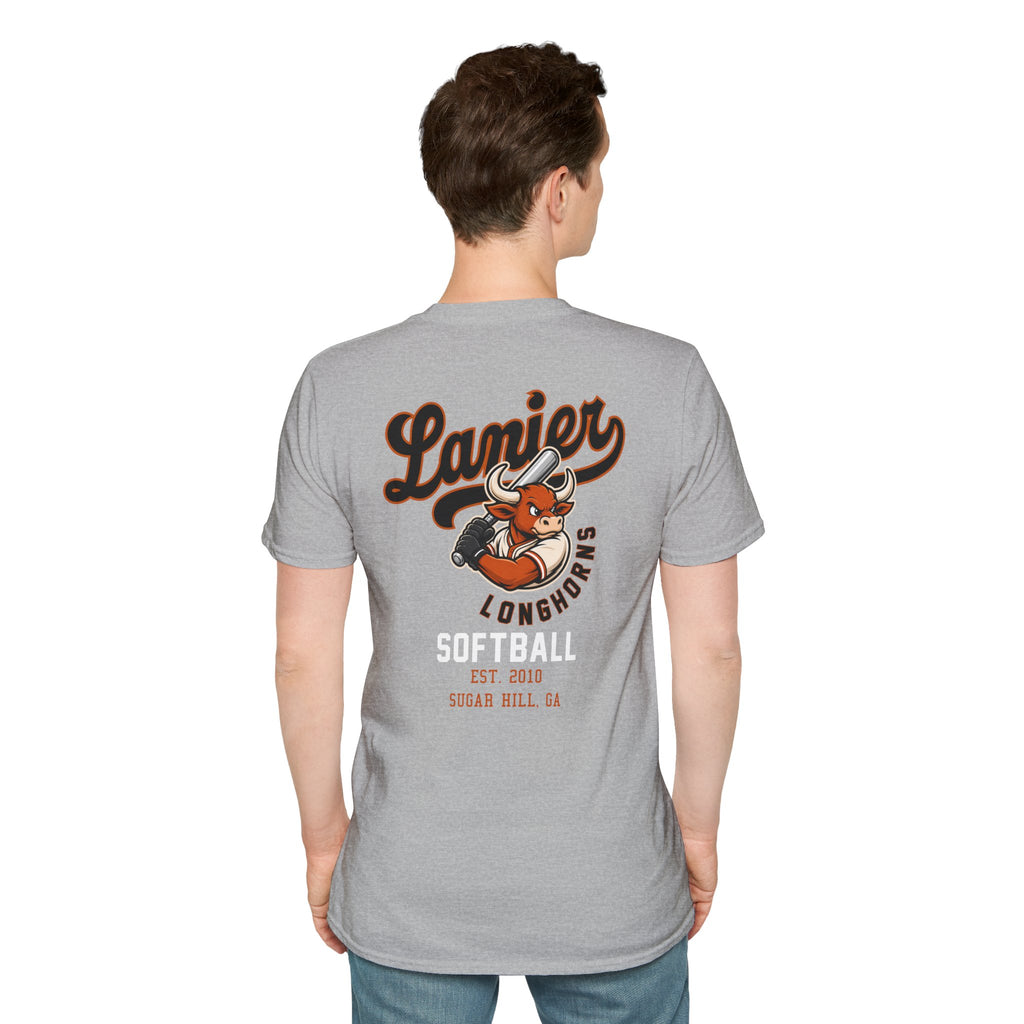 Softball Tee — Lanier Longhorns Softball Team Shirt