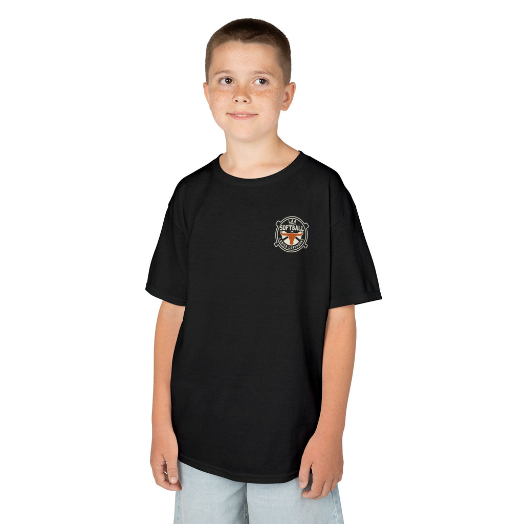 Youth Softball Tee — Lanier Longhorns Softball Team Shirt
