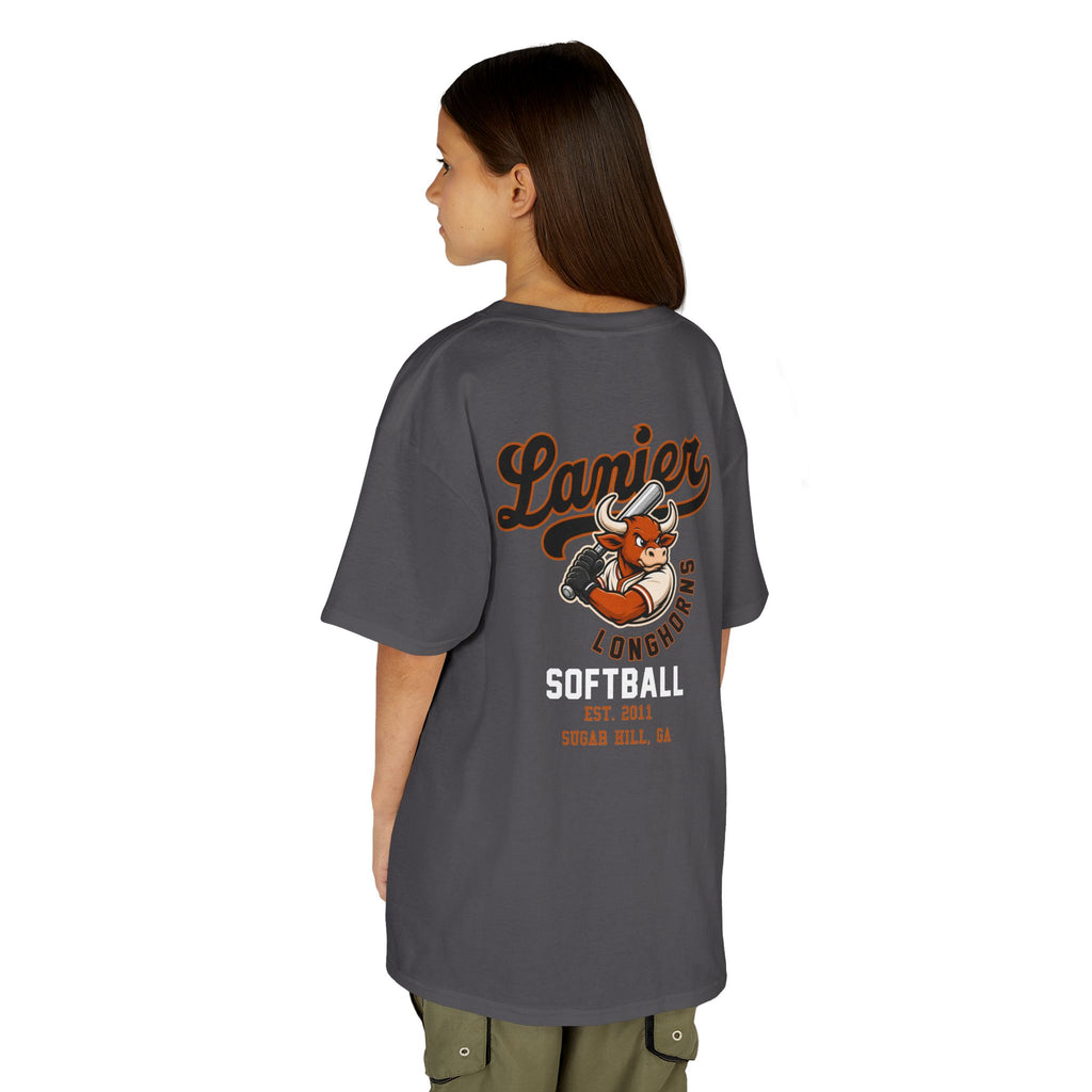 Youth Softball Tee — Lanier Longhorns Softball Team Shirt