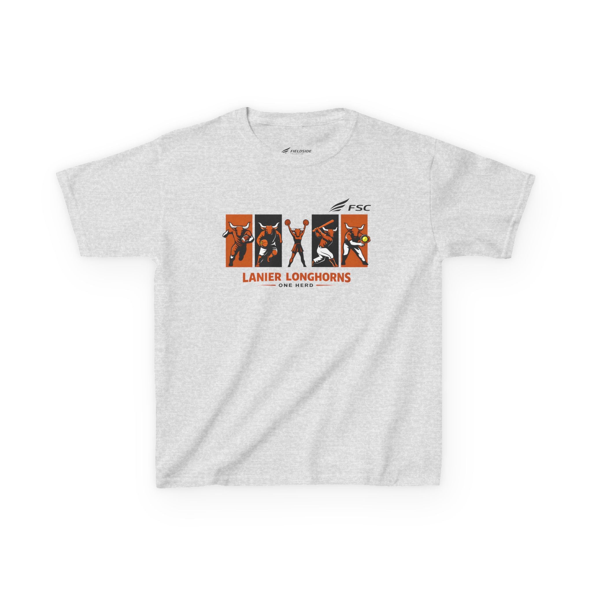 Youth Lanier Longhorns Heavy Cotton Tee | One Herd T-Shirt