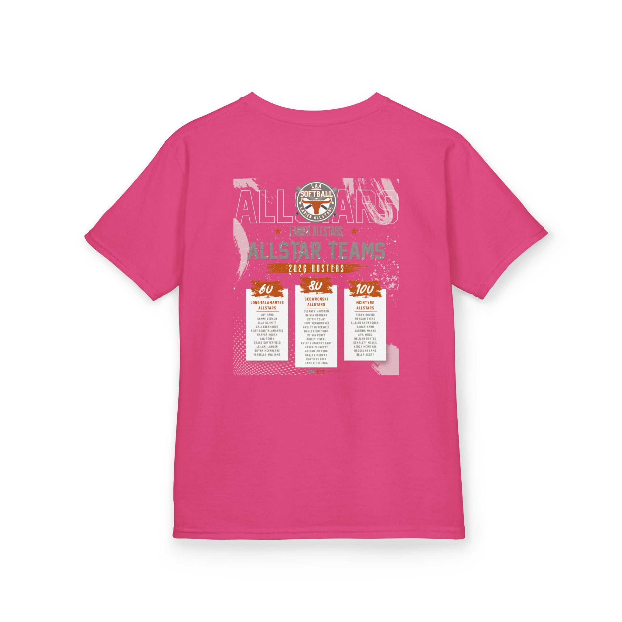 Youth Tee — LAA All-Star Teams Roster Tee (Softball)