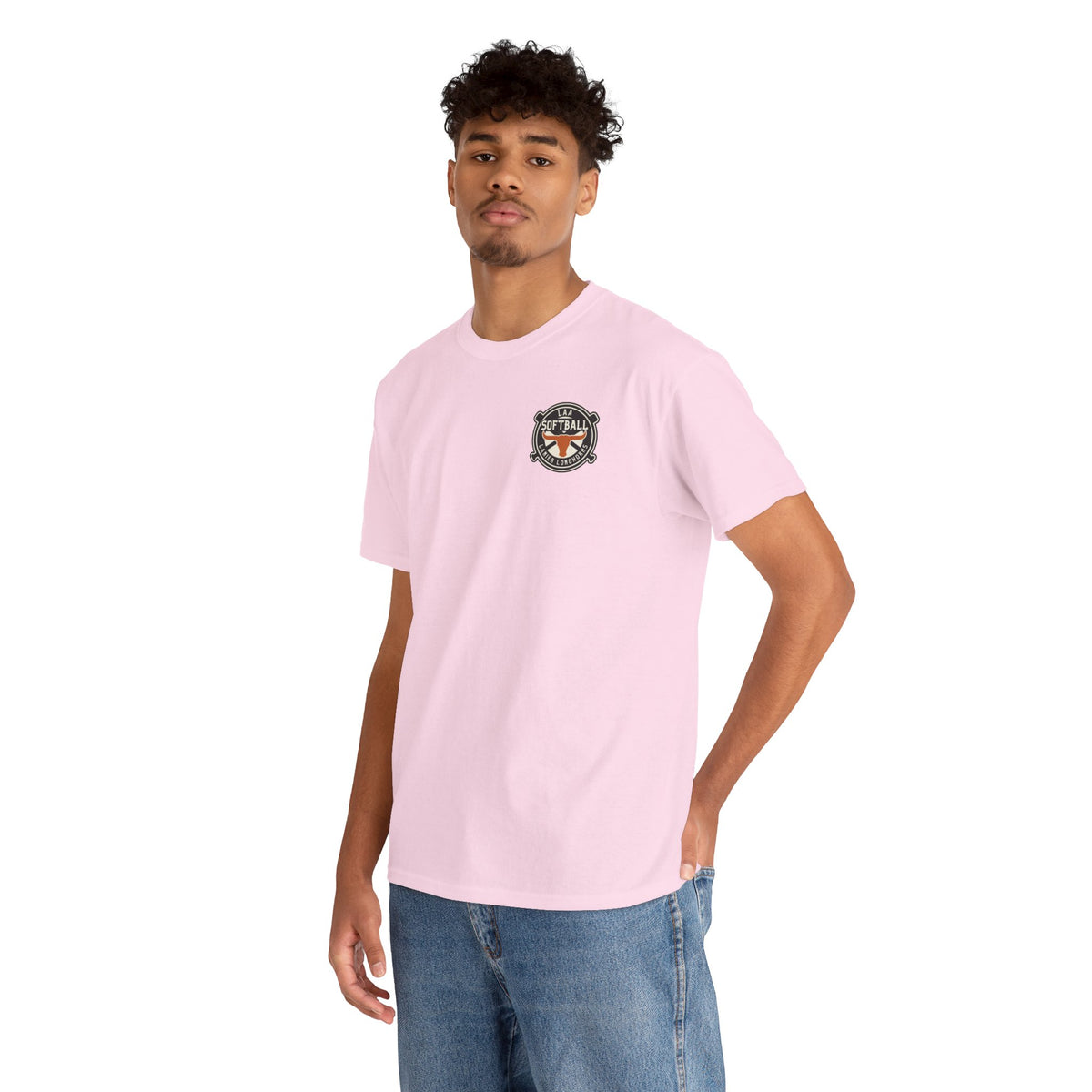 LAA Softball Lanier Longhorns Heavy Cotton Tee | LAA T-Shirt