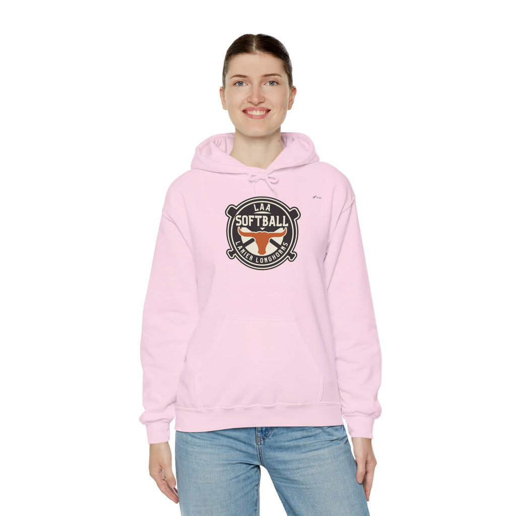 LAA Softball Lanier Longhorns Midweight Hoodie | Classic LAA Softball Hoodie