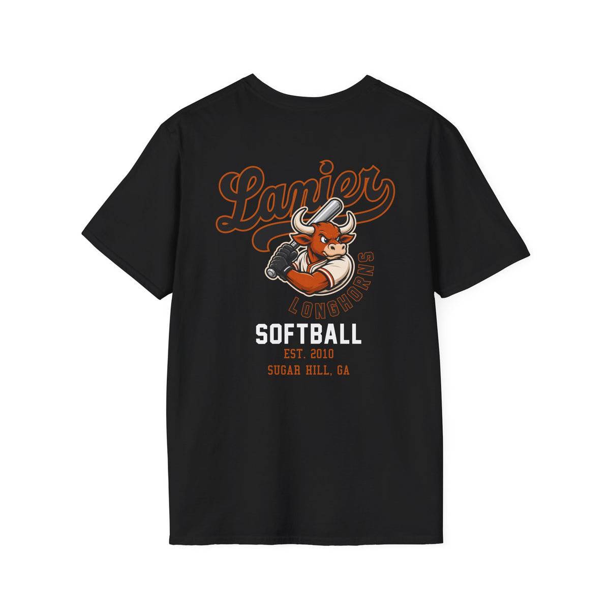 Softball Tee — Lanier Longhorns Softball Team Shirt