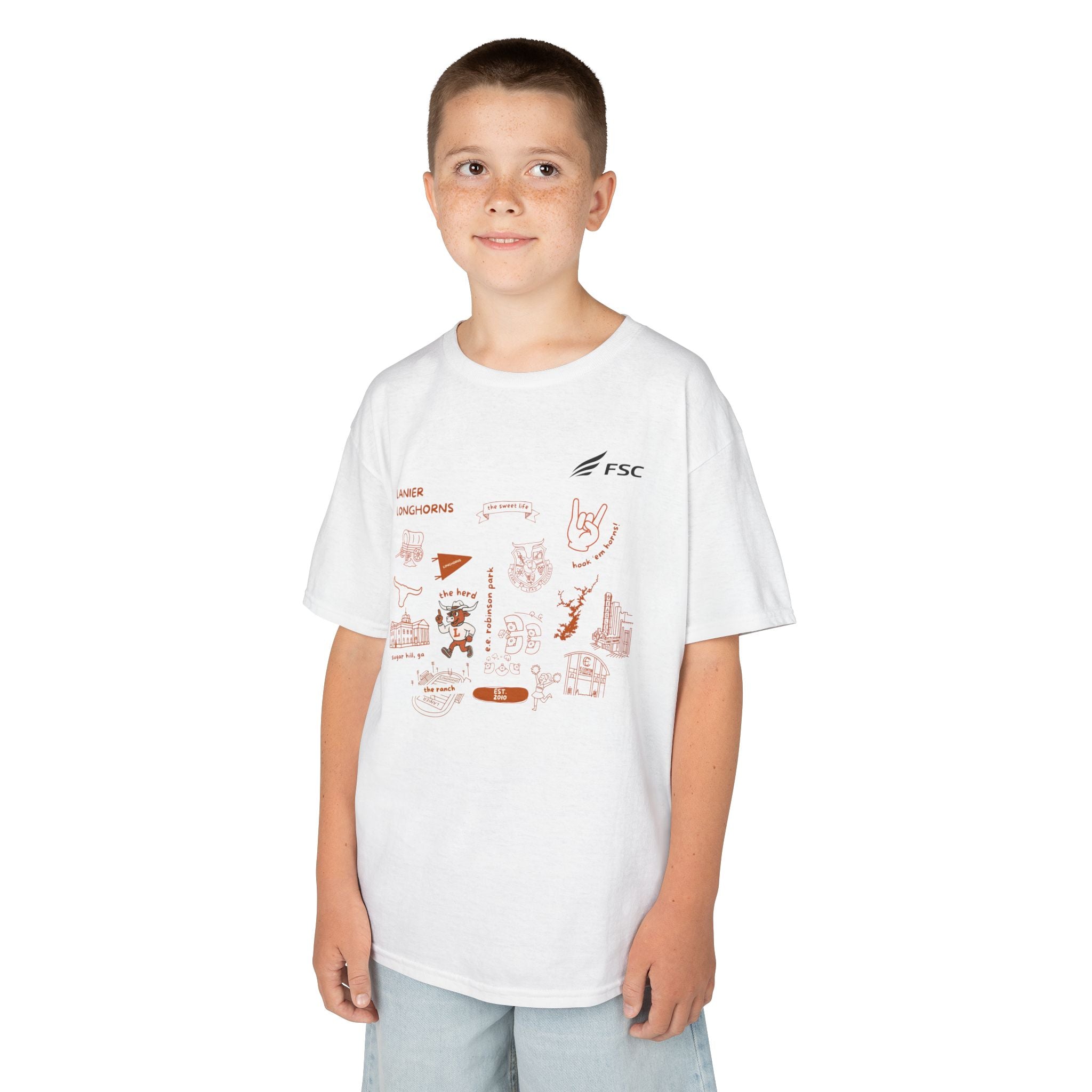 Youth Lanier Longhorns Hometown Tee