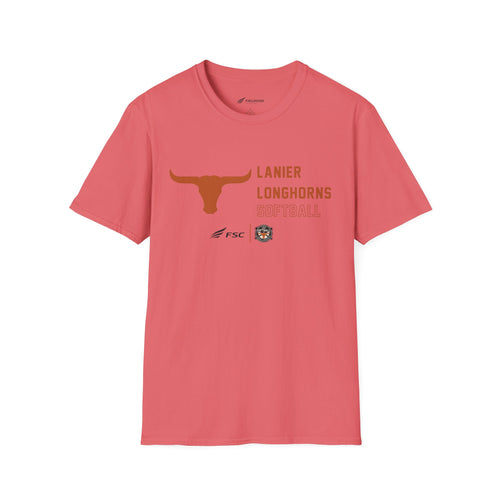LAA Longhorns Softball T-Shirt — Team Logo Summer Tee