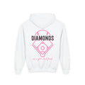 Youth Diamonds Are a Girl’s Best Friend Hoodie — LAA Softball Girl