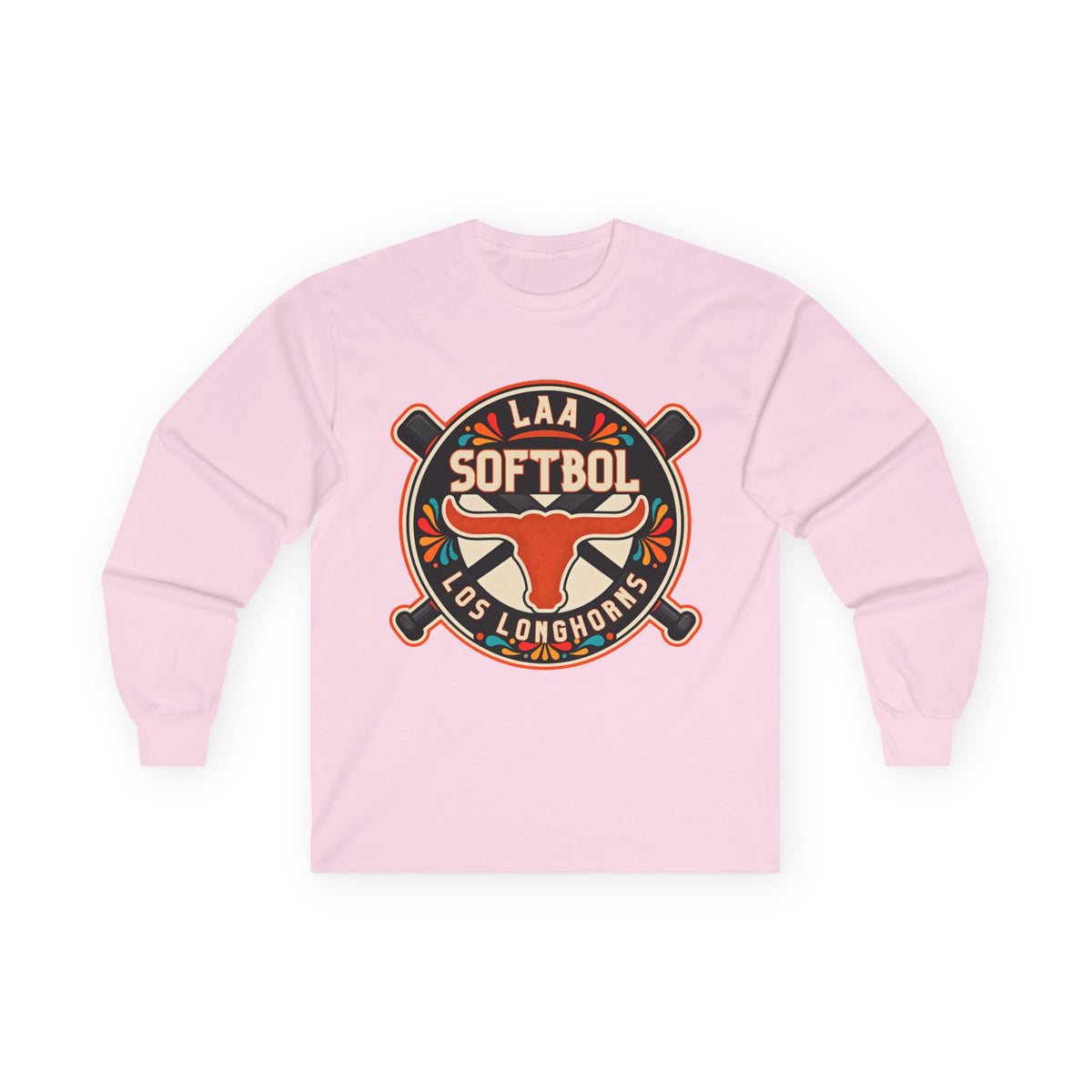 Los Longhorns Hispanic Heritage Long Sleeve — Softball Team Shirt