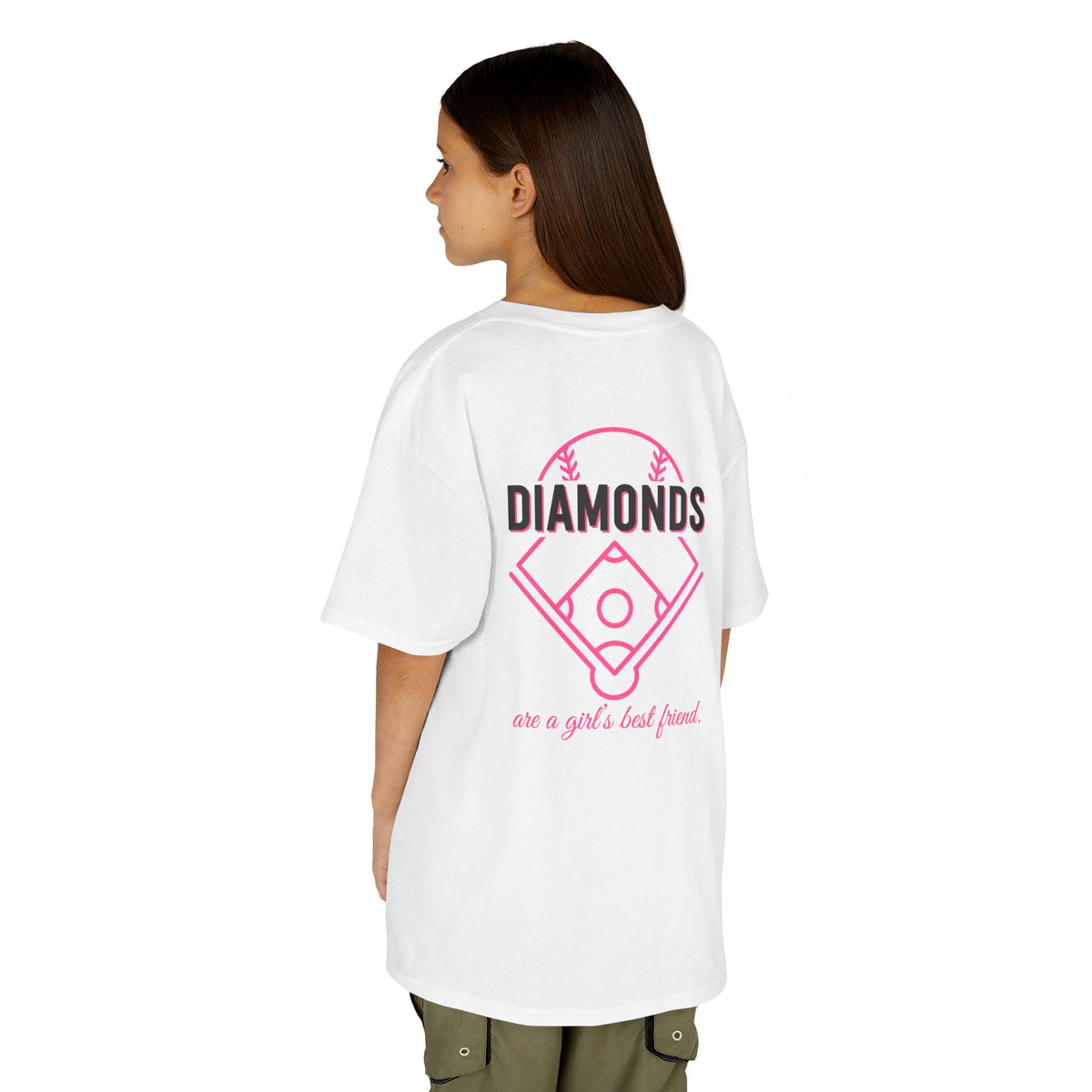 Youth Softball Tee — Lanier Longhorns Softball Diamonds Shirt