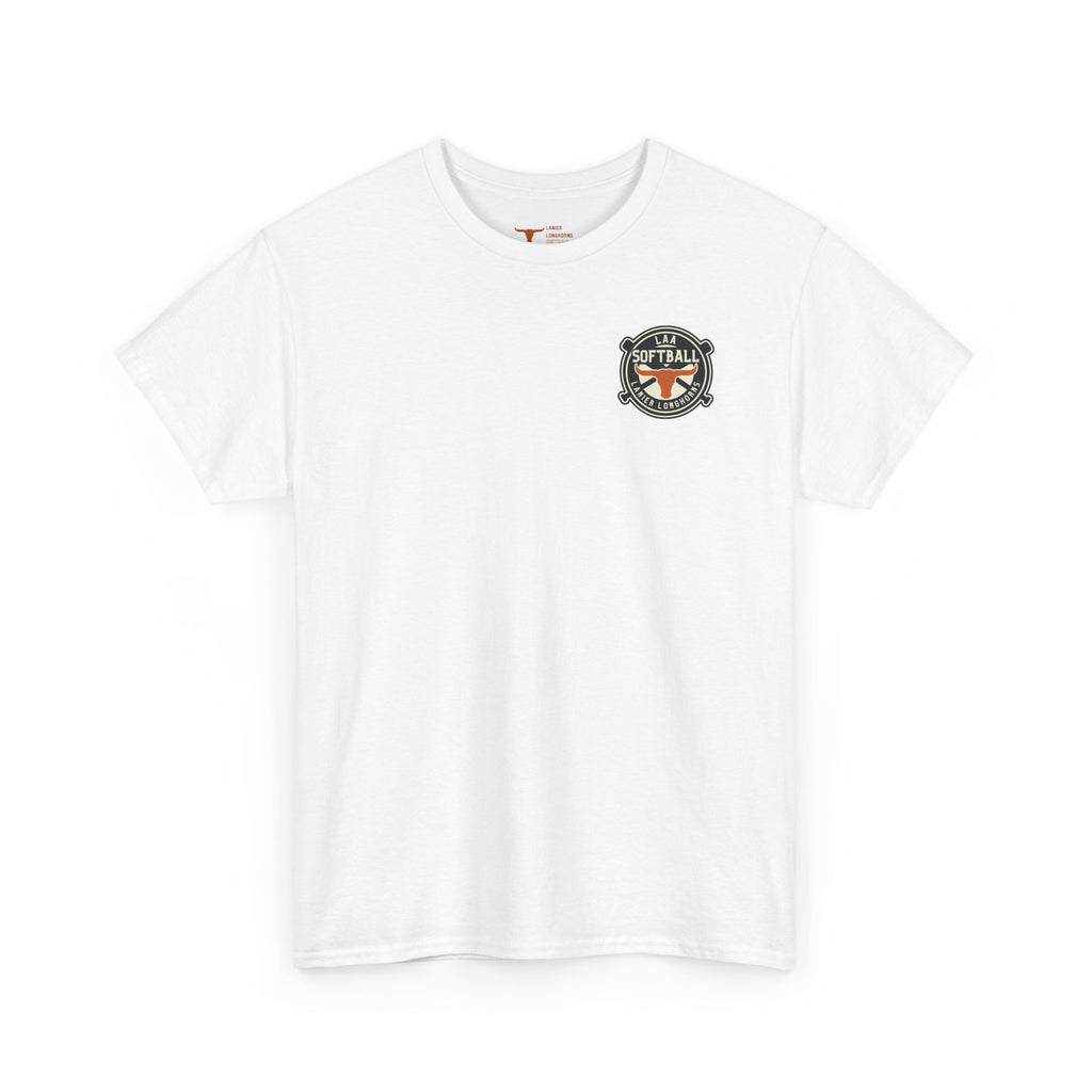 LAA Softball Lanier Longhorns Heavy Cotton Tee | LAA T-Shirt