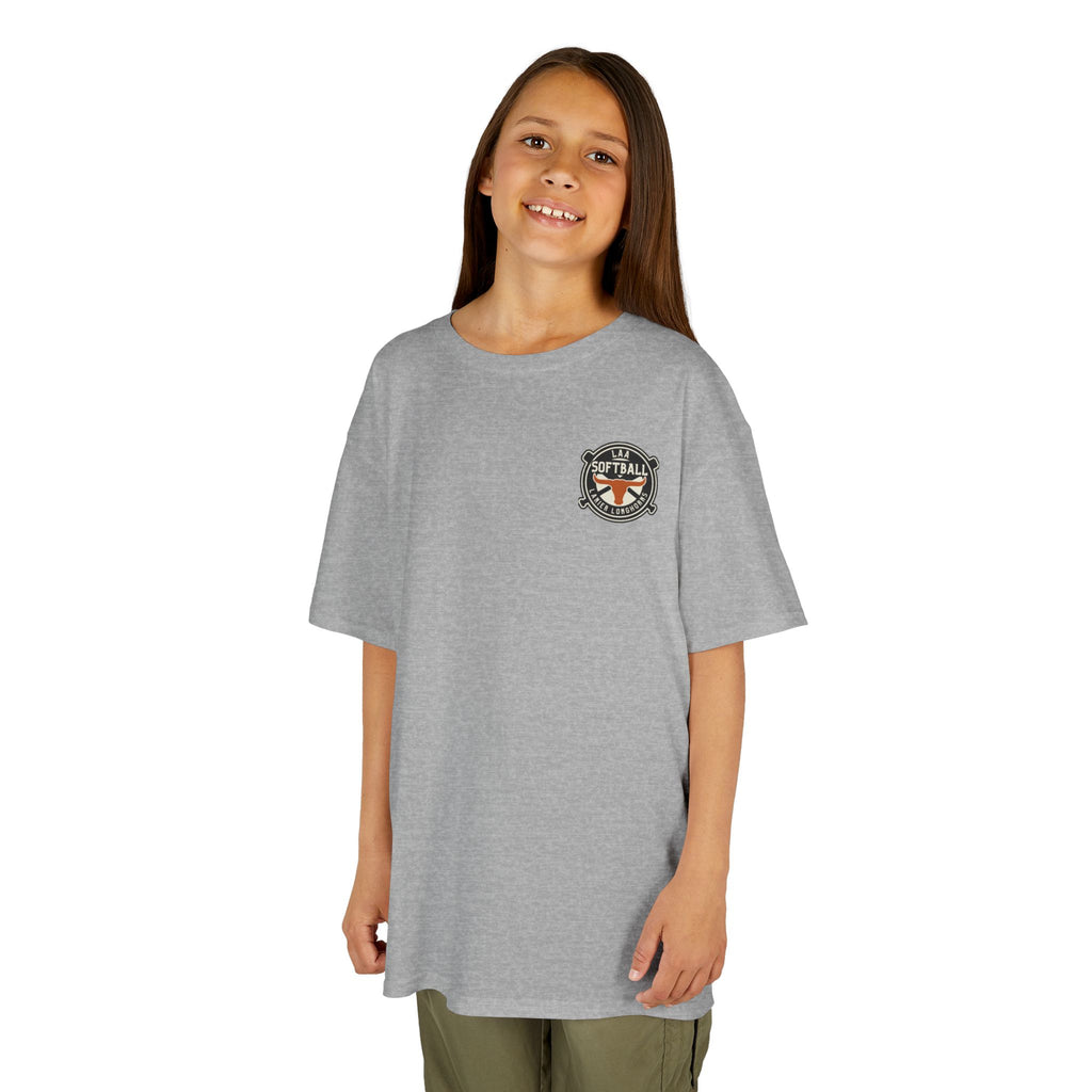 Youth Softball Tee — Lanier Longhorns Softball Team Shirt