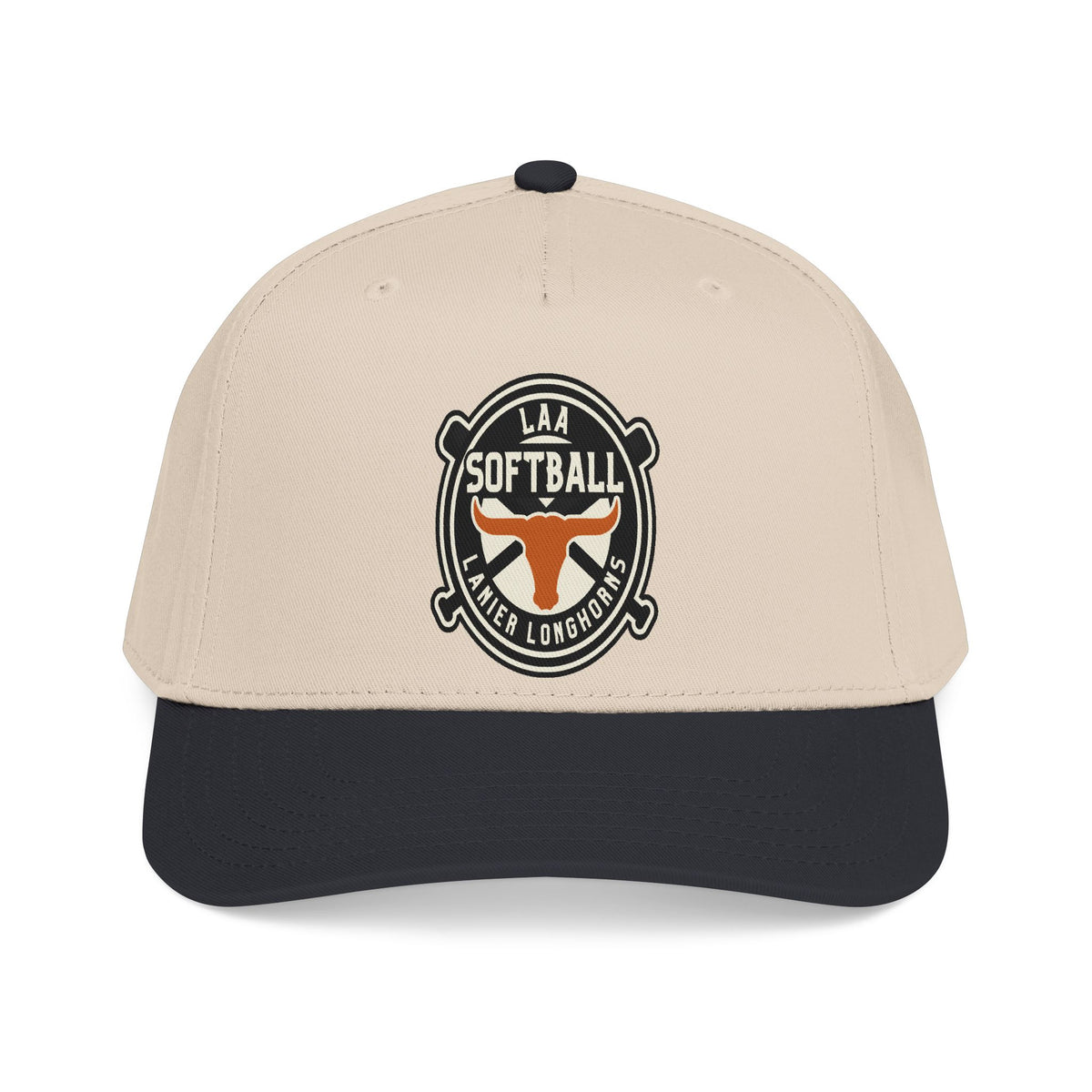 Softball Mom Embroidered Baseball Cap – LAA Softball Longhorns Logo