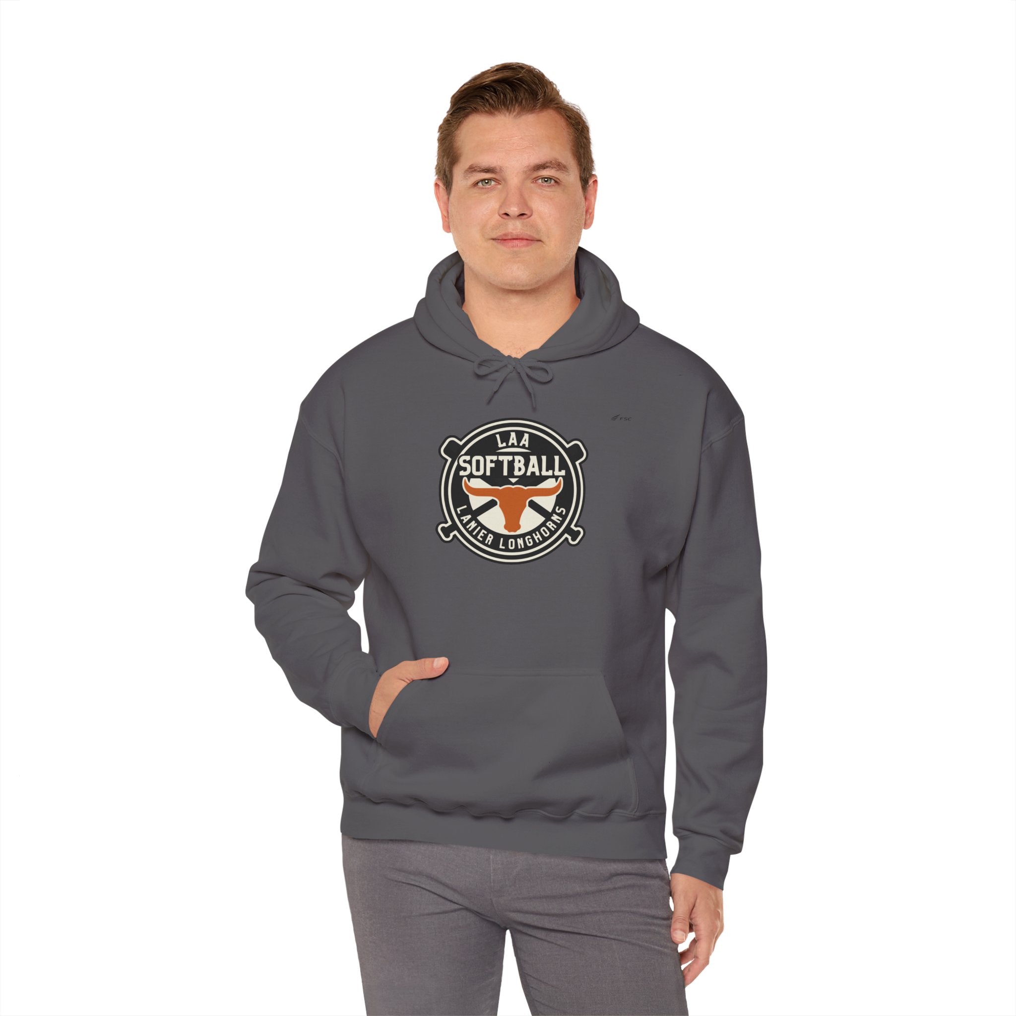 LAA Softball Lanier Longhorns Midweight Hoodie | Classic LAA Softball Hoodie