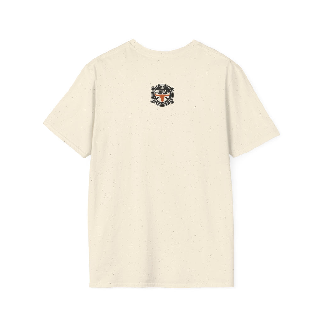 LAA Longhorns Softball T-Shirt — Team Logo Summer Tee