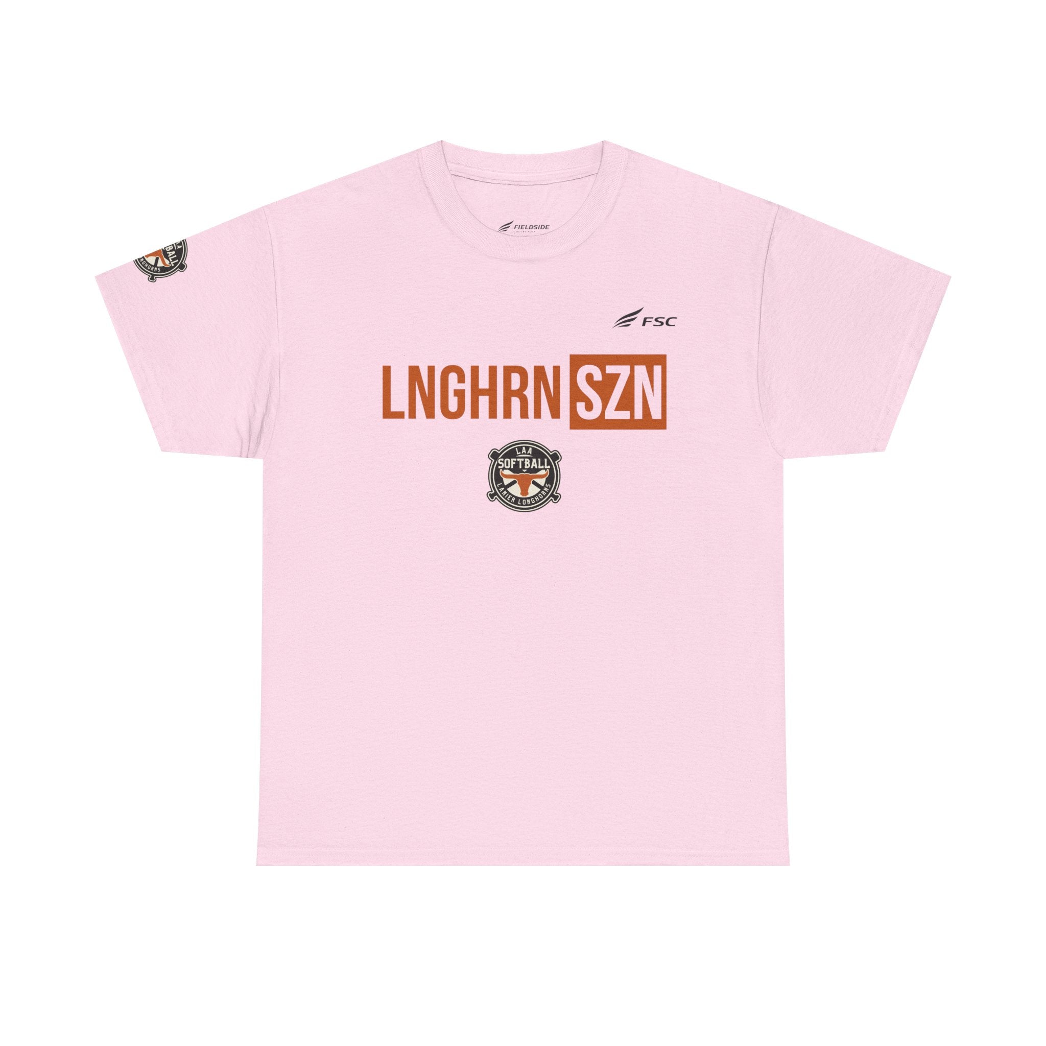 LAA Softball Lanier Longhorns Heavy Cotton Tee | LNGHRNSZN T-Shirt