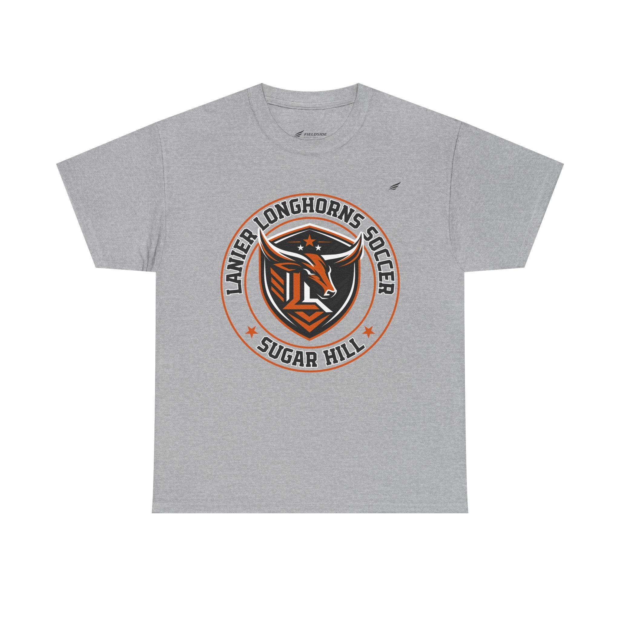 Lanier Longhorns Soccer Adult Tee | Unisex Heavy Cotton Shirt