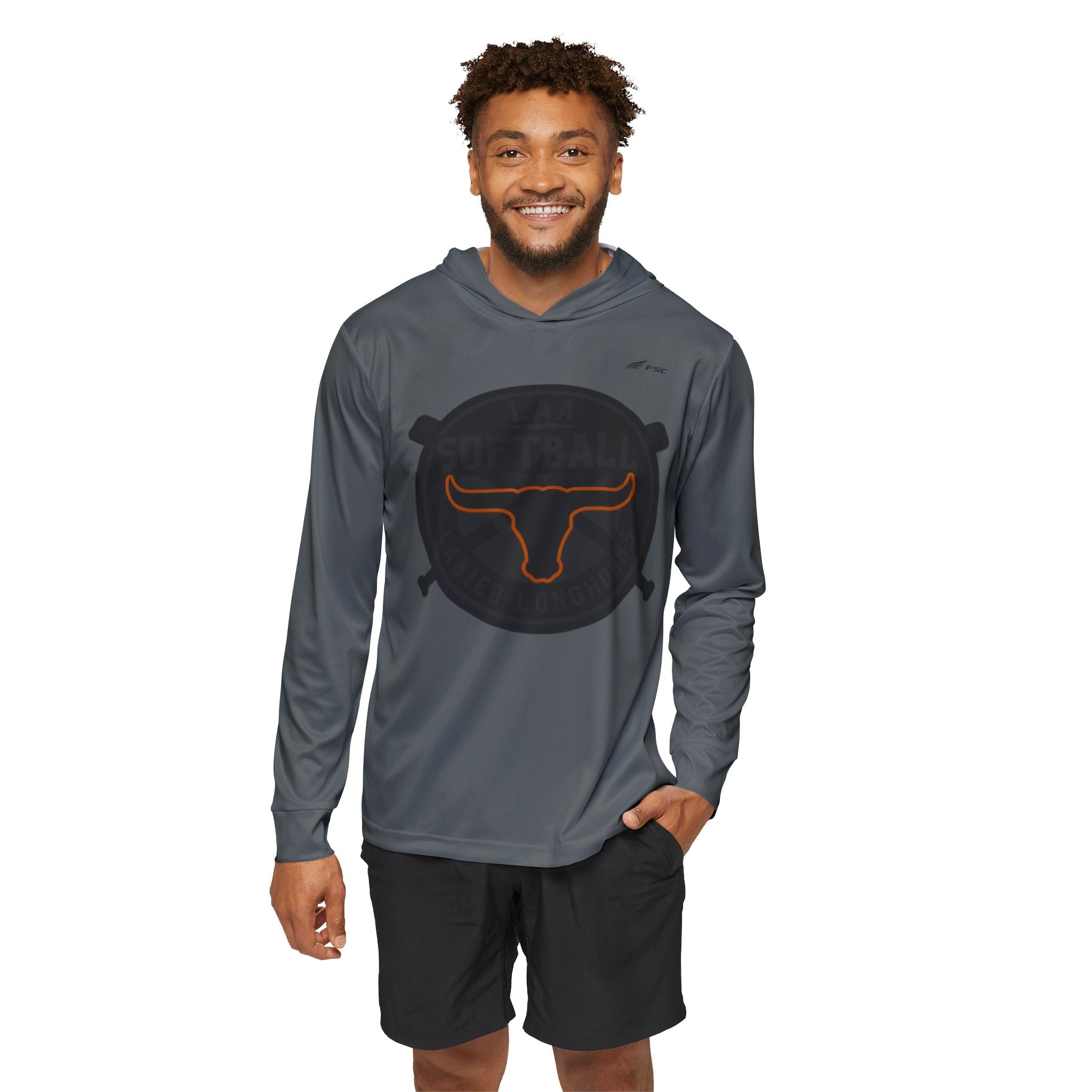 LAA Softball Longhorns Hoodie "BLACKOUT EDITION" | Sports Warmup Hoodie
