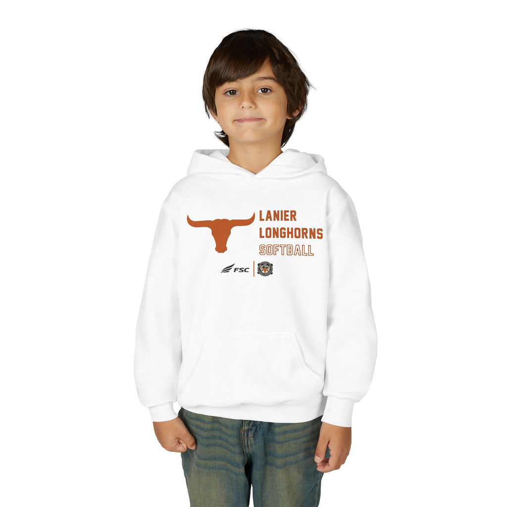 Youth Lanier Longhorns Softball Hoodie