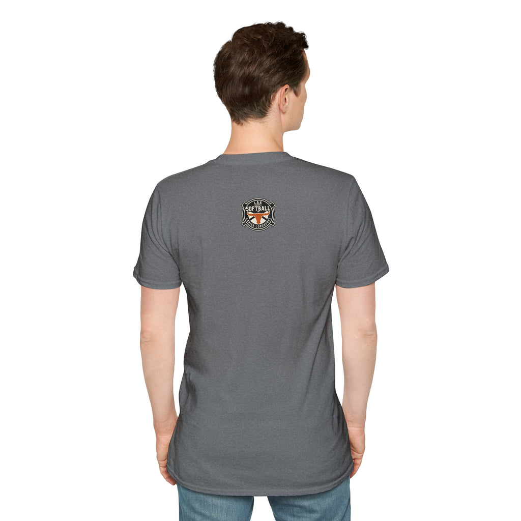 LAA Longhorns Softball T-Shirt — Team Logo Summer Tee