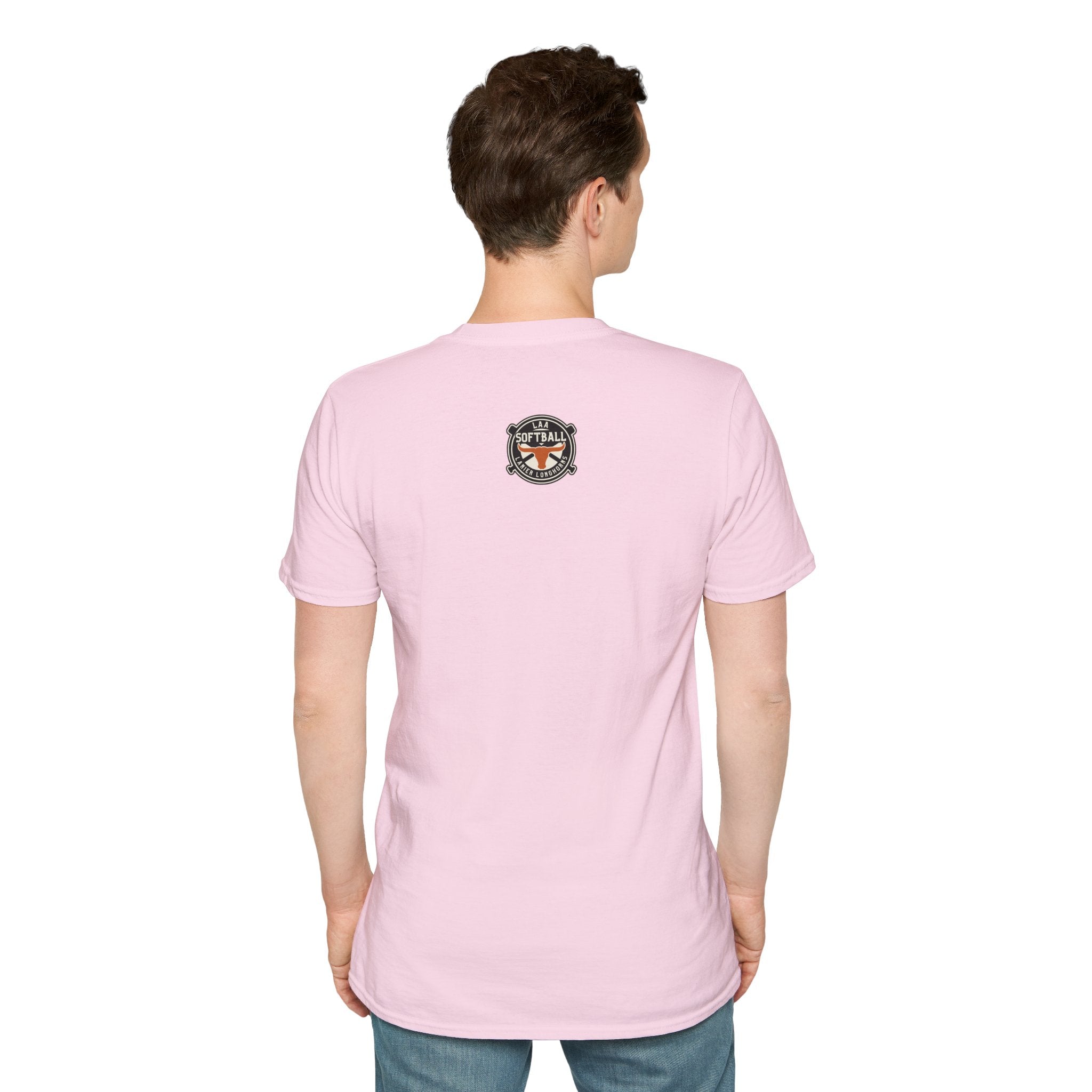 LAA Longhorns Softball T-Shirt — Team Logo Summer Tee