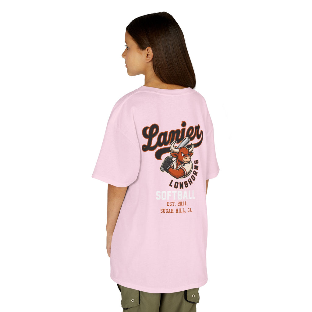 Youth Softball Tee — Lanier Longhorns Softball Team Shirt