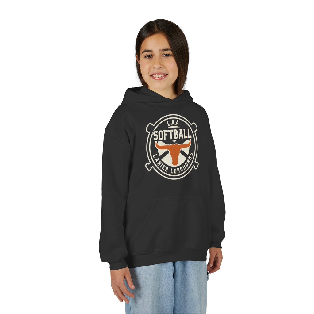 Youth Softball Hoodie — Lanier Longhorns Softball Hoodie
