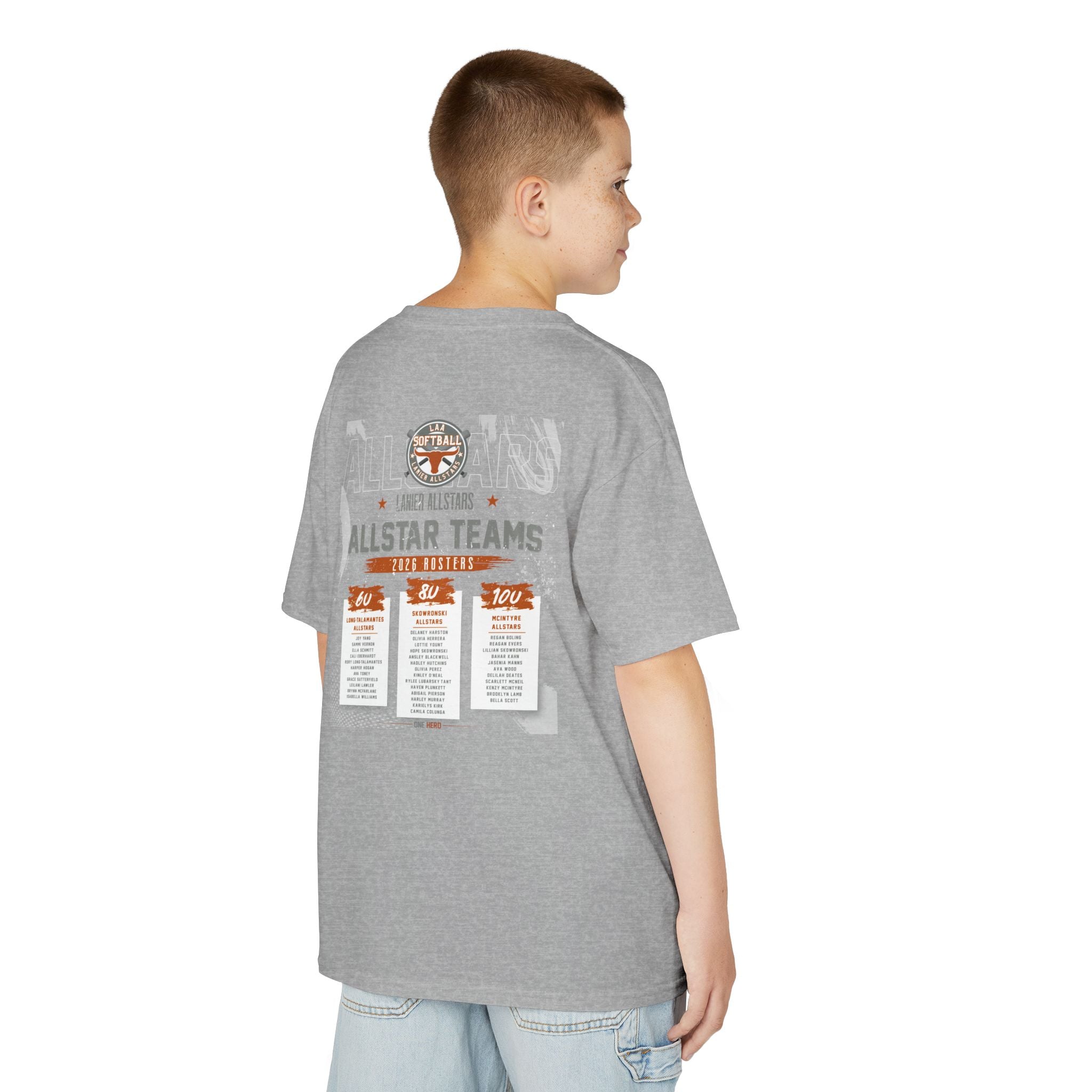Youth Tee — LAA All-Star Teams Roster Tee (Softball)