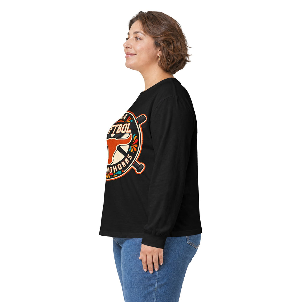 Los Longhorns Hispanic Heritage Long Sleeve — Softball Team Shirt