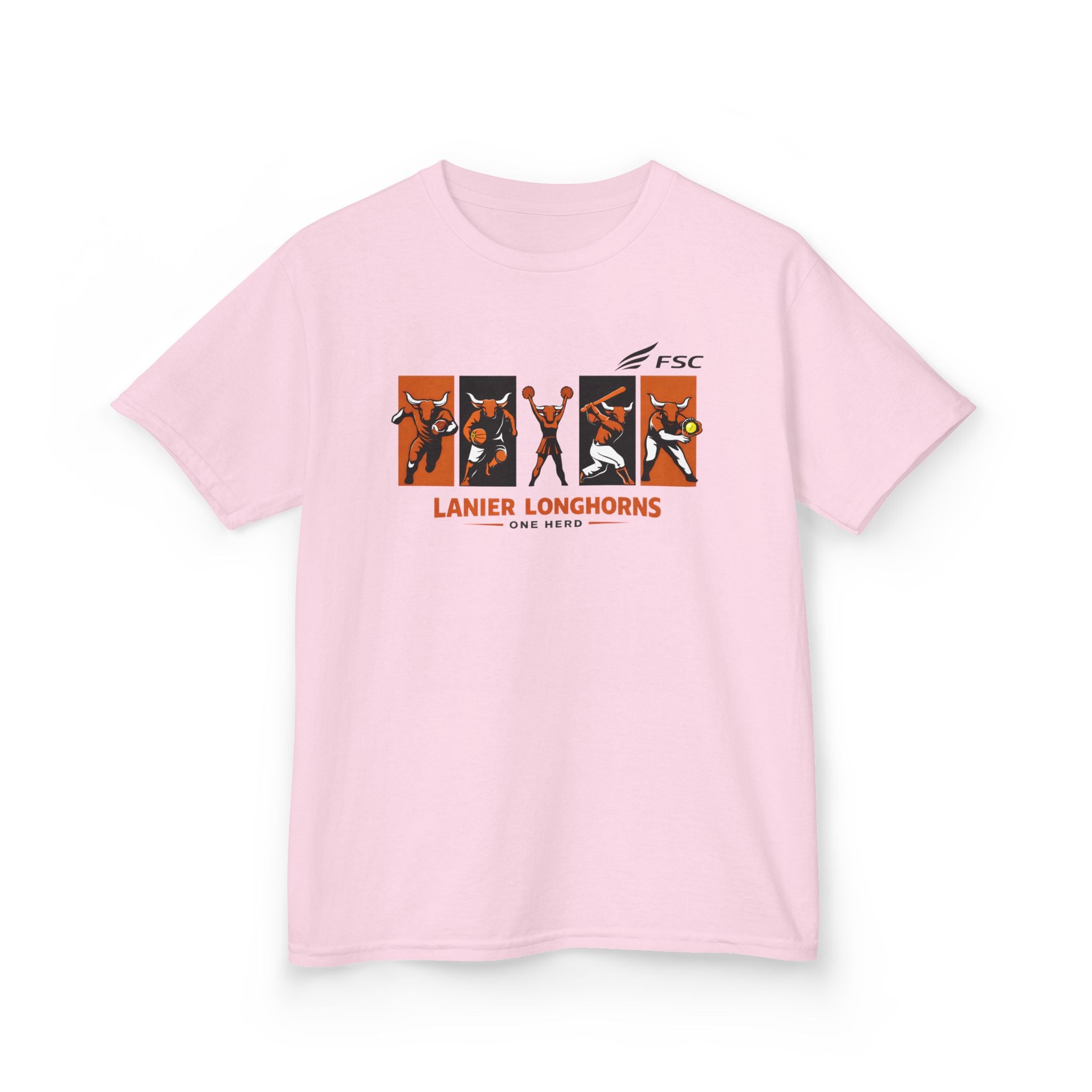 Youth Lanier Longhorns Heavy Cotton Tee | One Herd T-Shirt