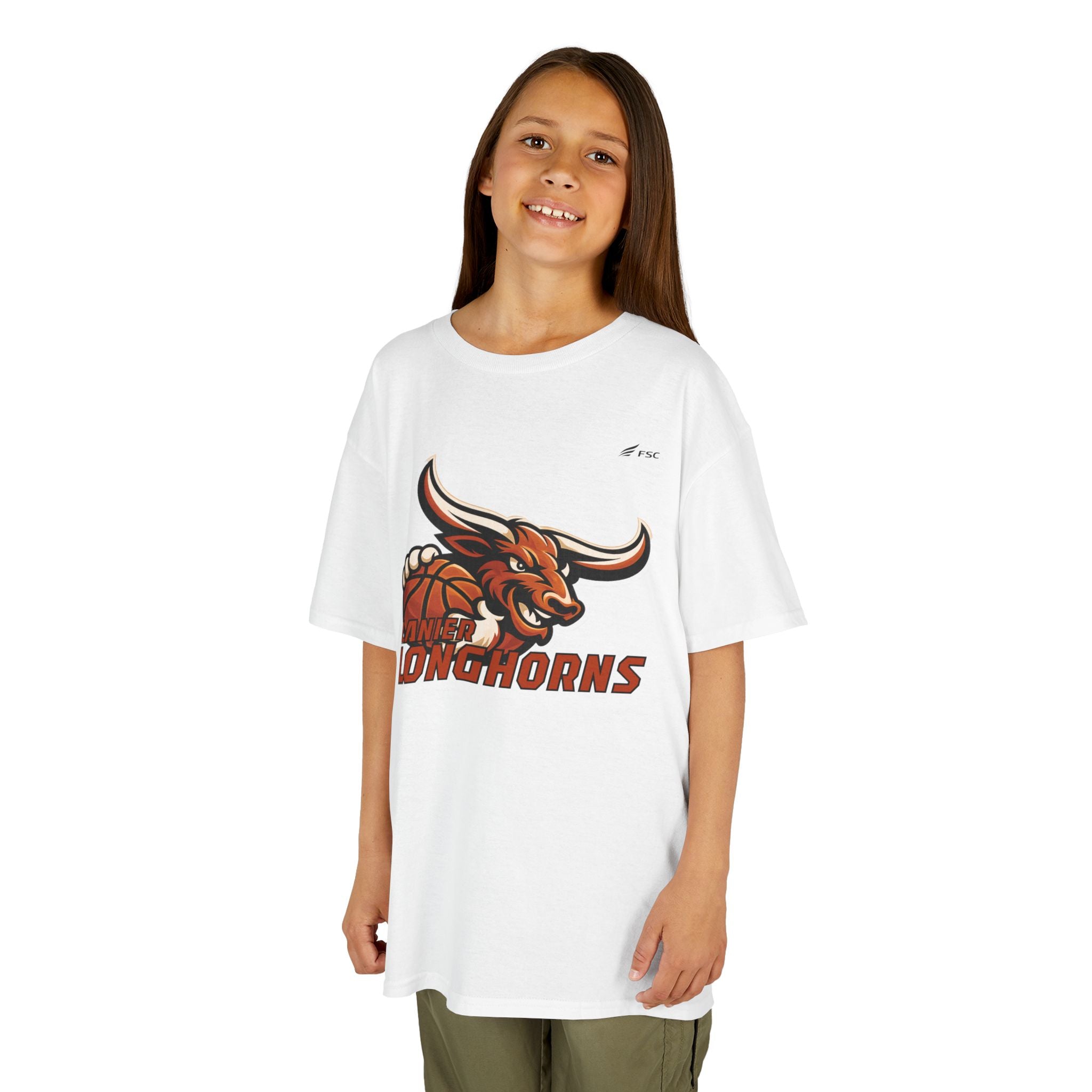 Lanier Longhorns Basketball Youth Tee