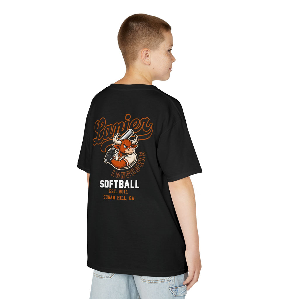 Youth Softball Tee — Lanier Longhorns Softball Team Shirt