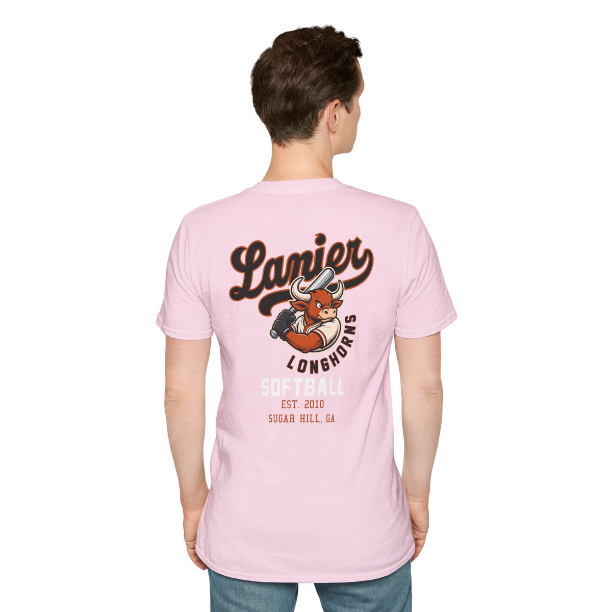 Softball Tee — Lanier Longhorns Softball Team Shirt