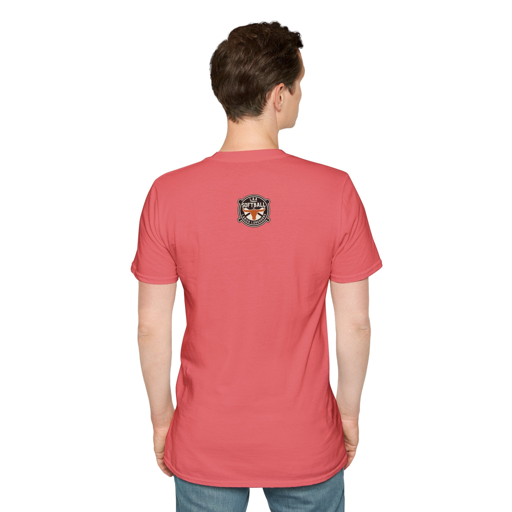 LAA Longhorns Softball T-Shirt — Team Logo Summer Tee