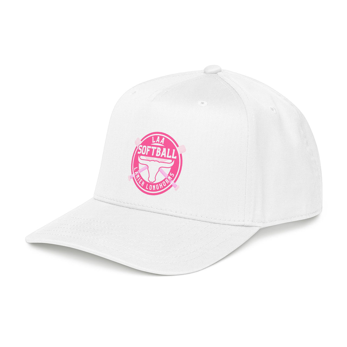 Softball Mom Embroidered Baseball Cap – LAA Softball Longhorns Logo