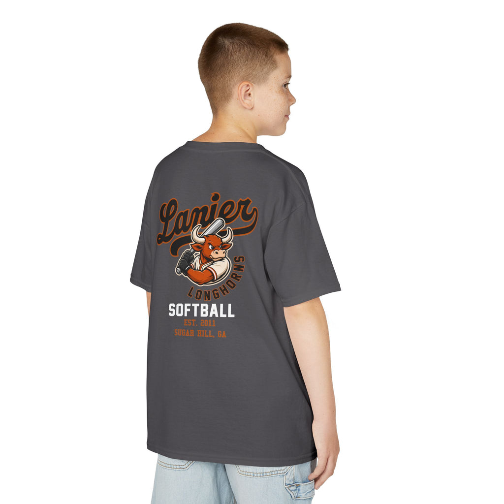 Youth Softball Tee — Lanier Longhorns Softball Team Shirt