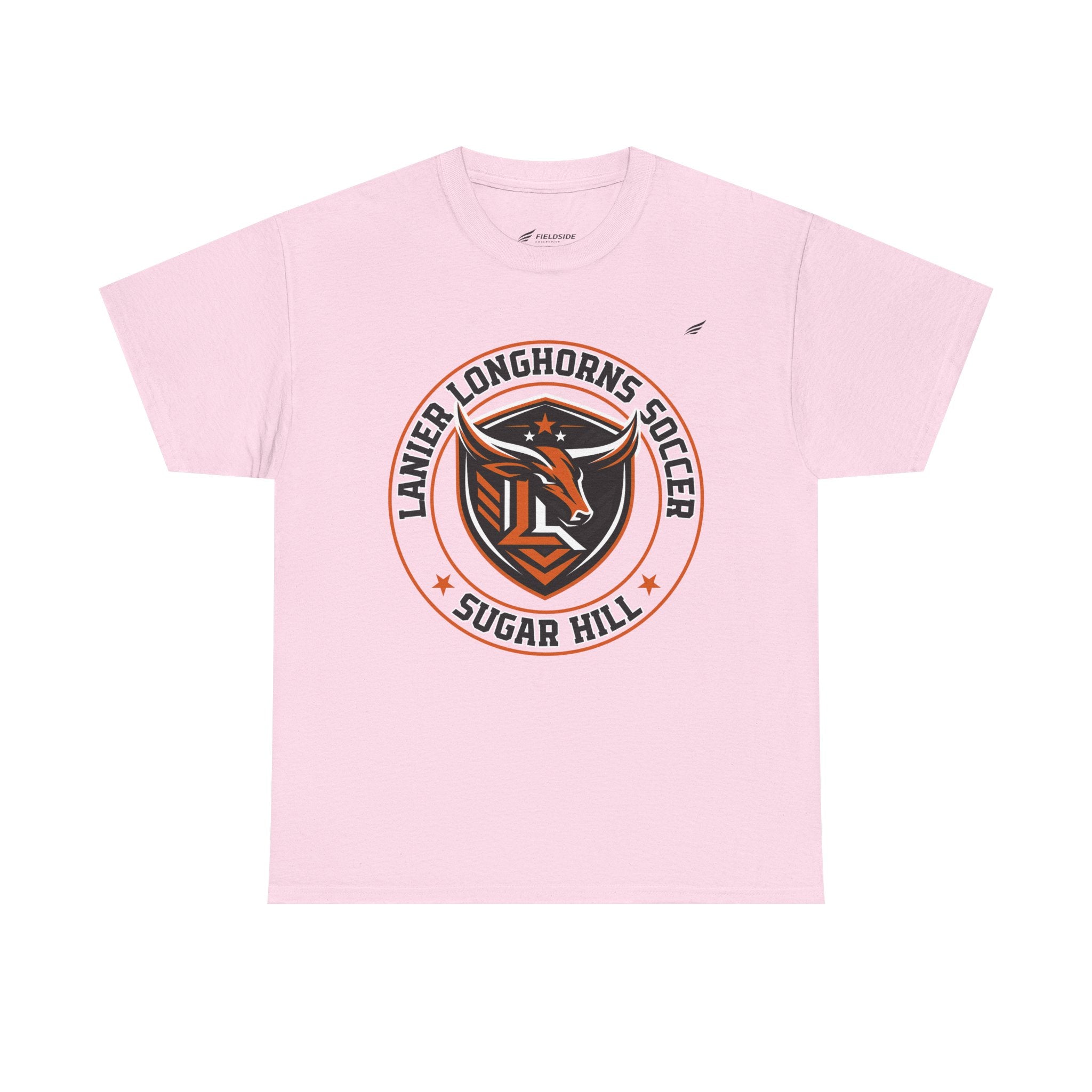 Lanier Longhorns Soccer Adult Tee | Unisex Heavy Cotton Shirt