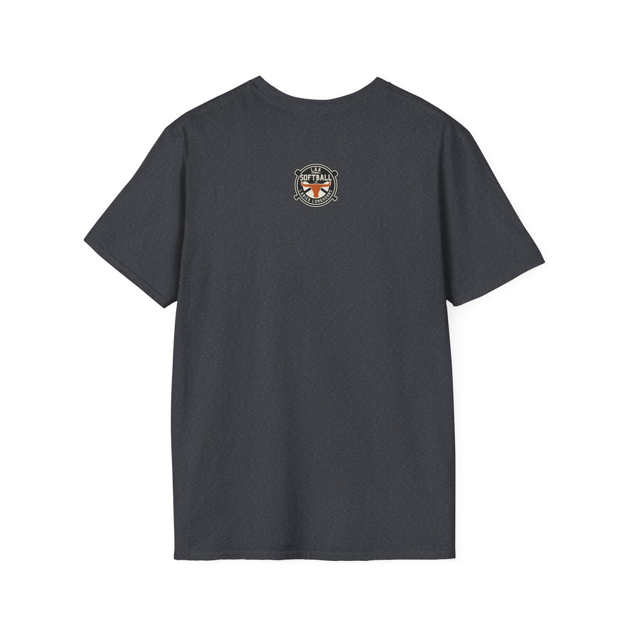LAA Longhorns Softball T-Shirt — Team Logo Summer Tee