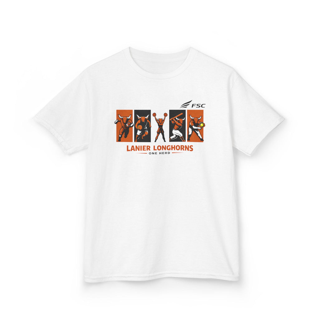 Youth Lanier Longhorns Heavy Cotton Tee | One Herd T-Shirt