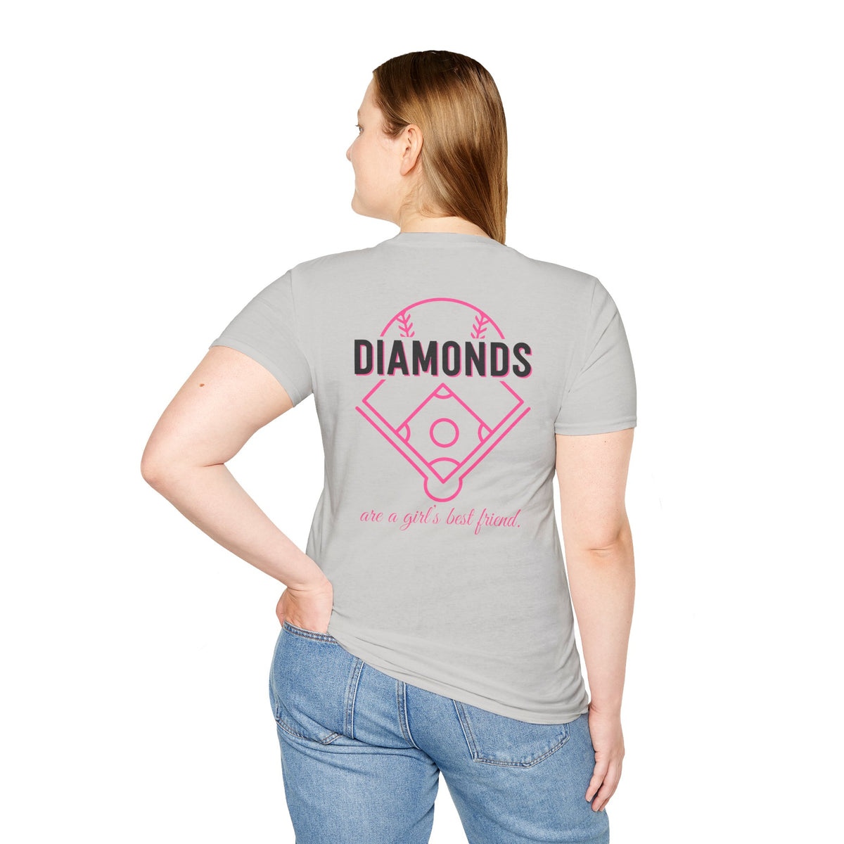 Softball Tee — Lanier Longhorns Softball Diamonds Shirt