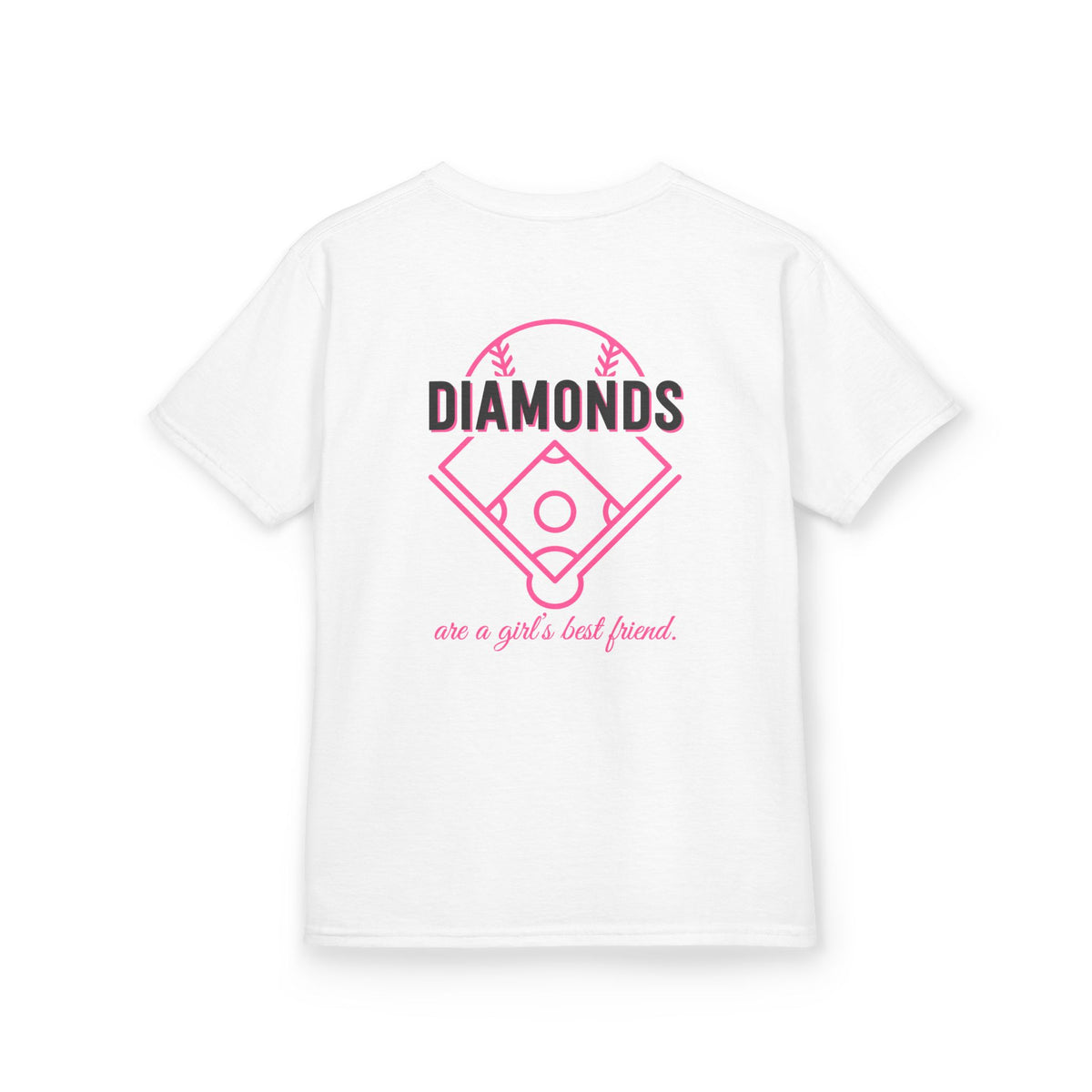 Youth Softball Tee — Lanier Longhorns Softball Diamonds Shirt