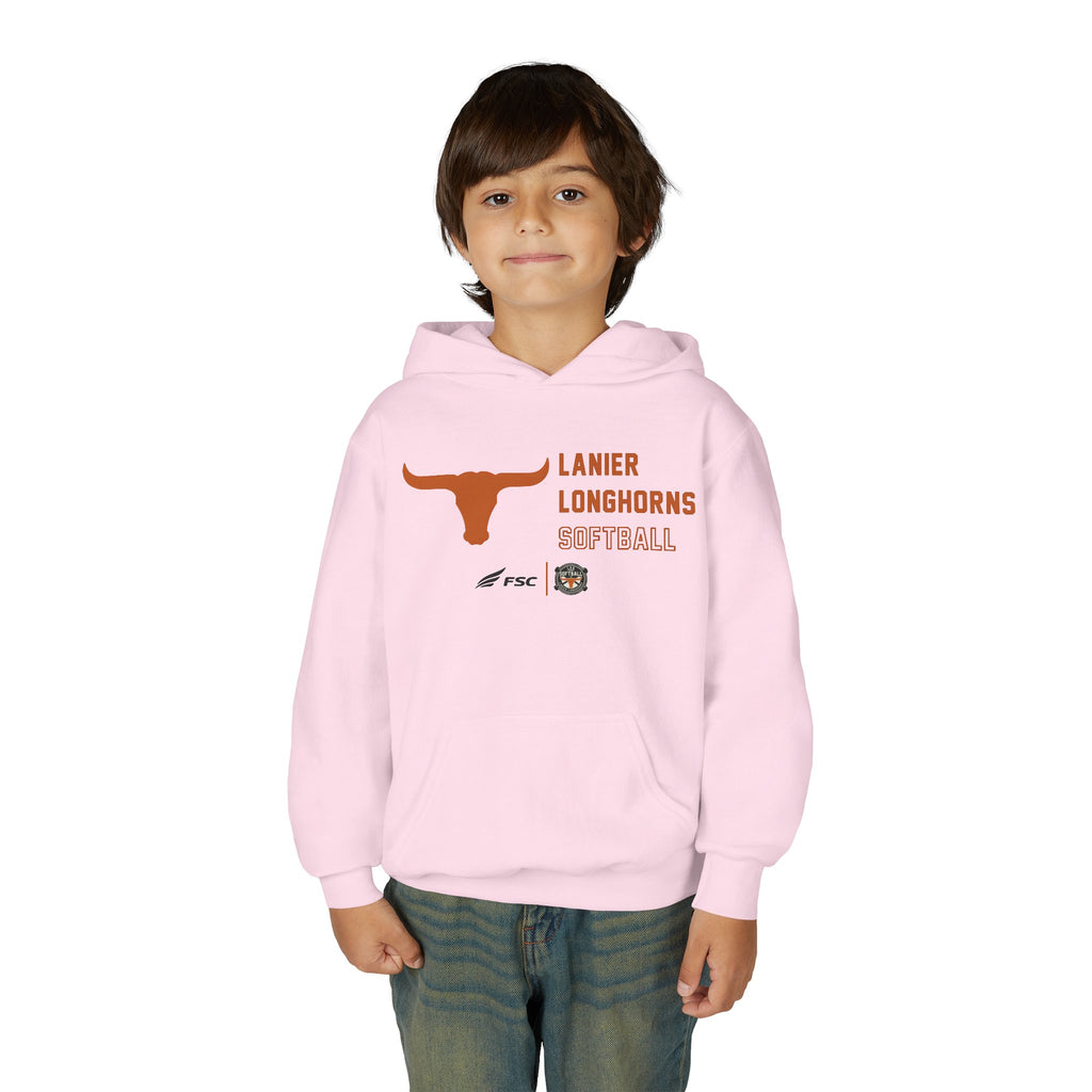 Youth Lanier Longhorns Softball Hoodie