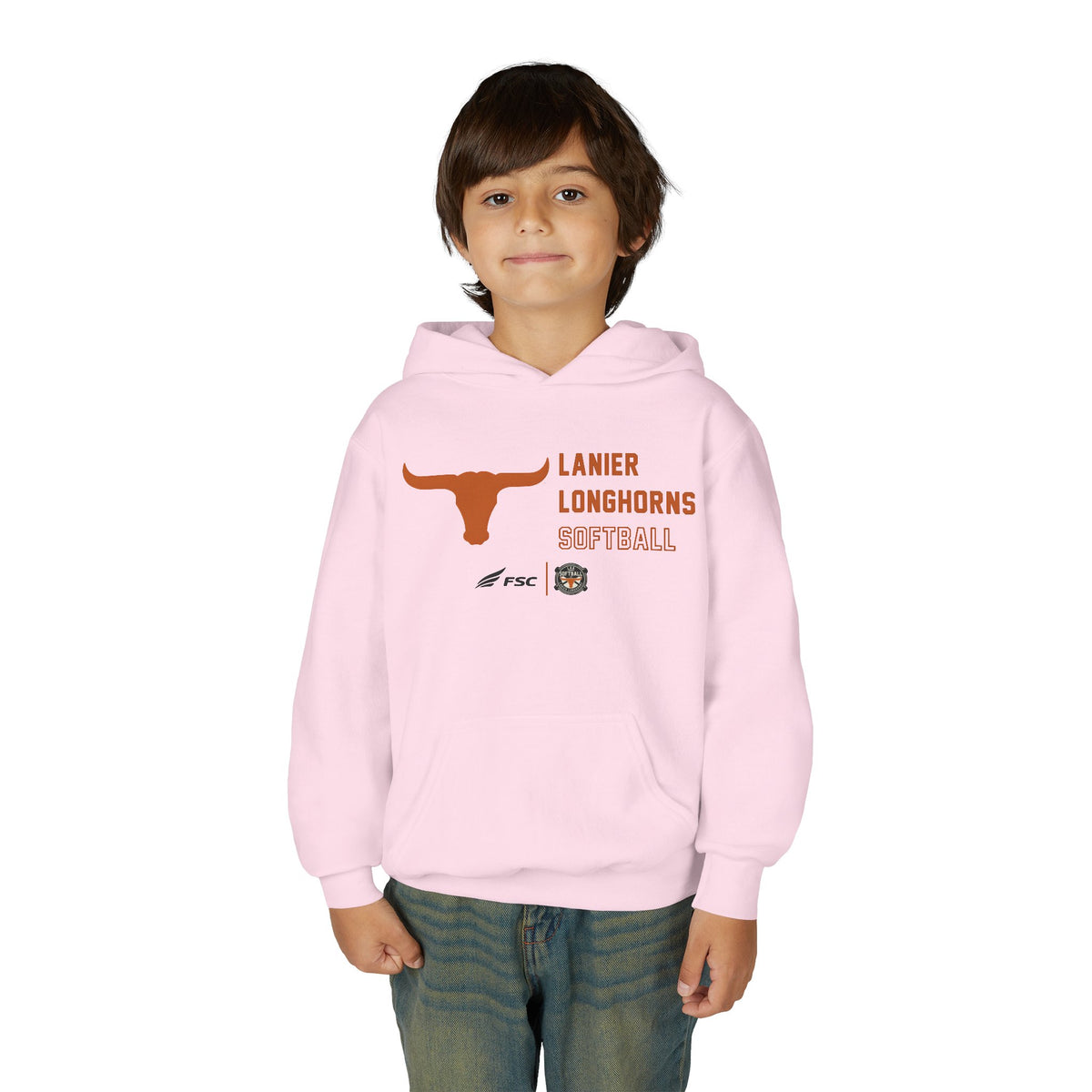 Youth Lanier Longhorns Softball Hoodie