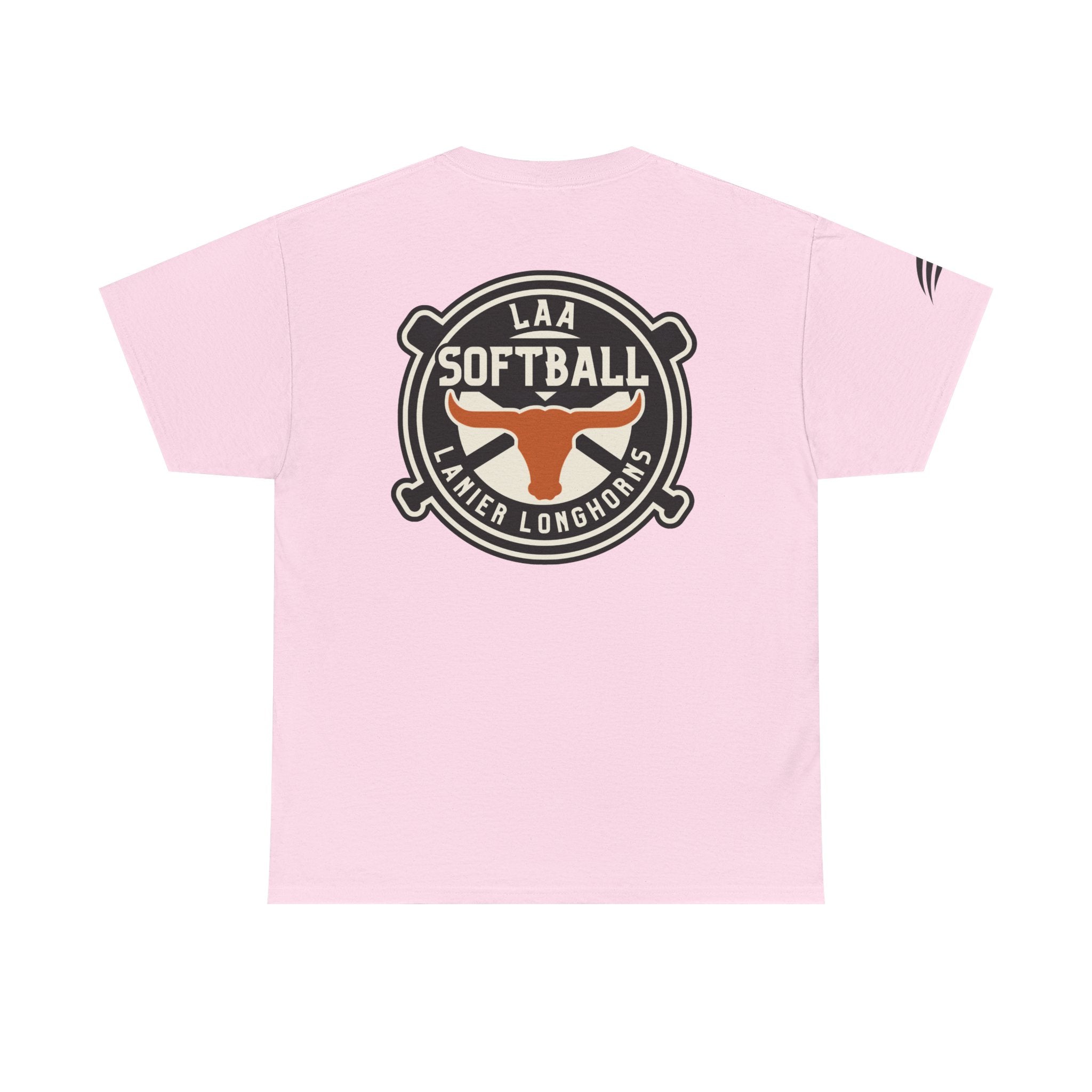 LAA Softball Lanier Longhorns Heavy Cotton Tee | LAA T-Shirt