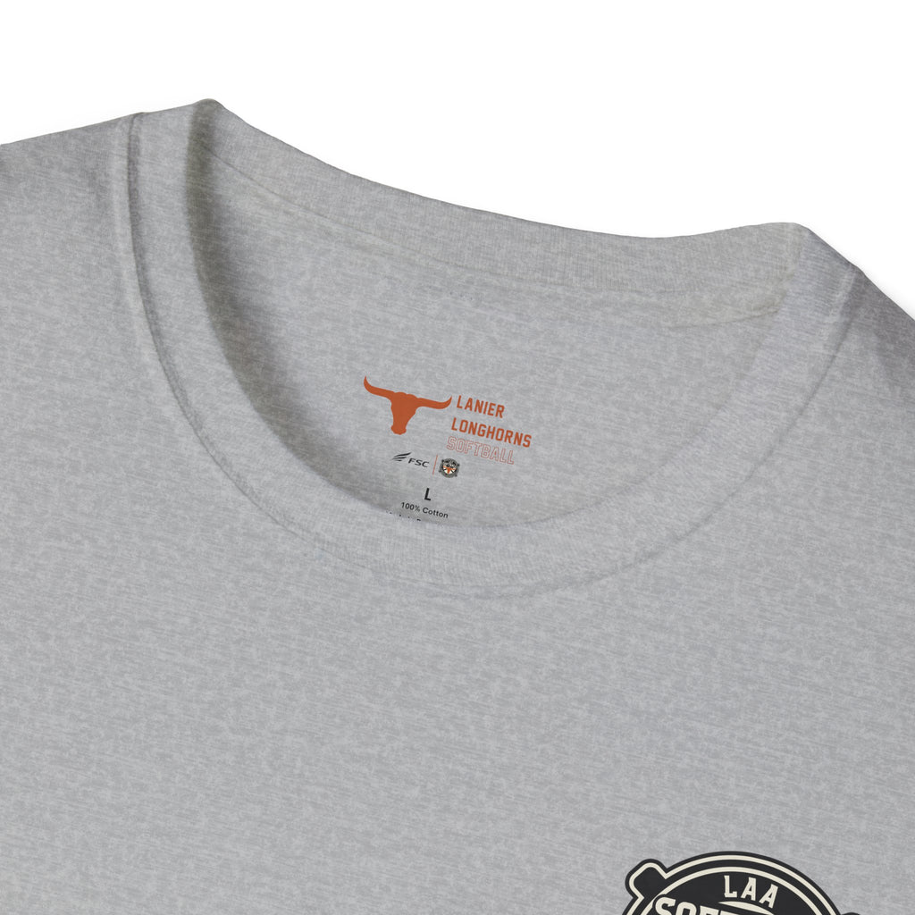 Softball Tee — Lanier Longhorns Softball Team Shirt