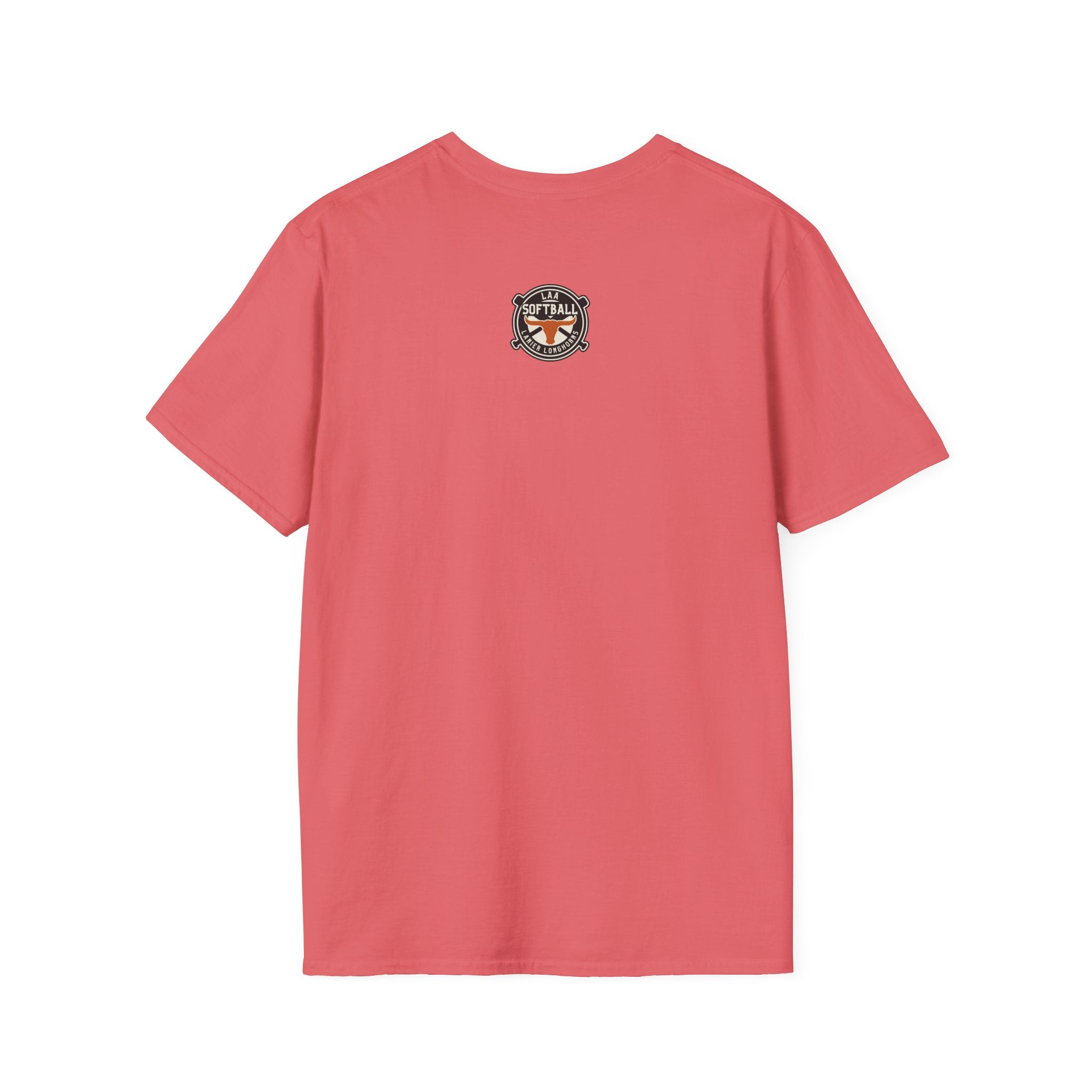 LAA Longhorns Softball T-Shirt — Team Logo Summer Tee
