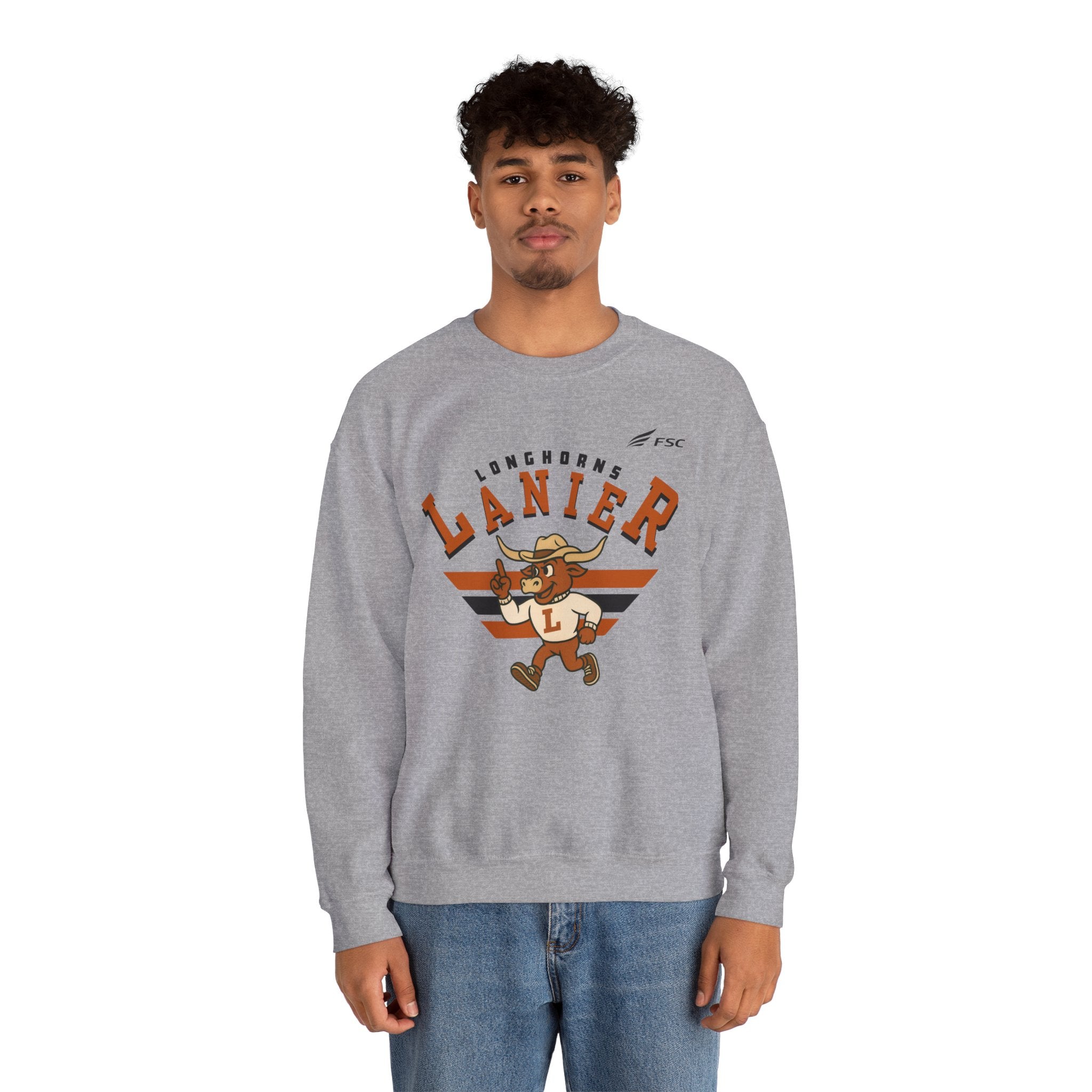 Lanier Longhorns Classic Crewneck Sweatshirt
