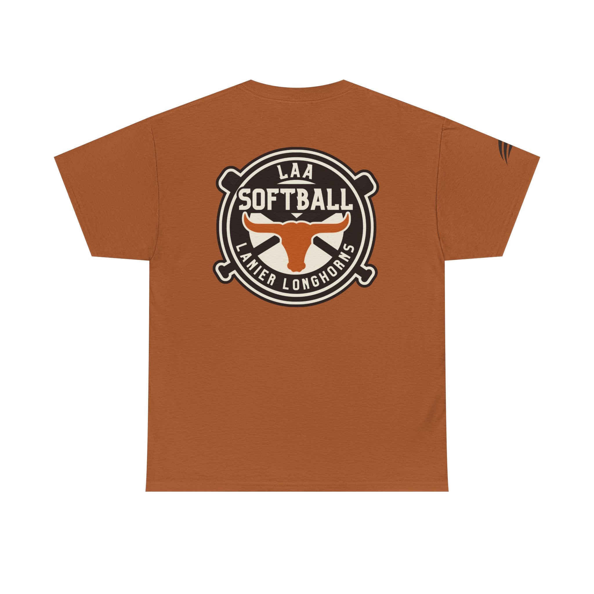LAA Softball Lanier Longhorns Heavy Cotton Tee | LAA T-Shirt