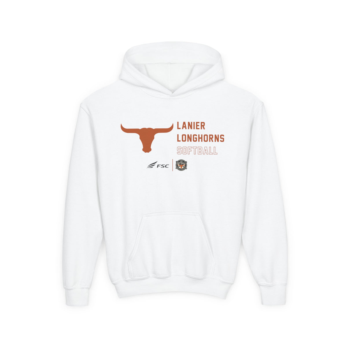 Youth Lanier Longhorns Softball Hoodie