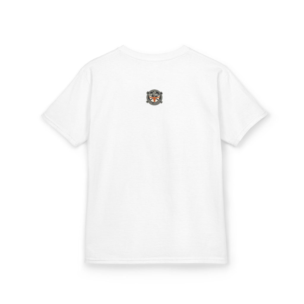 Youth LAA Longhorns Softball T-Shirt — Team Logo Summer Tee